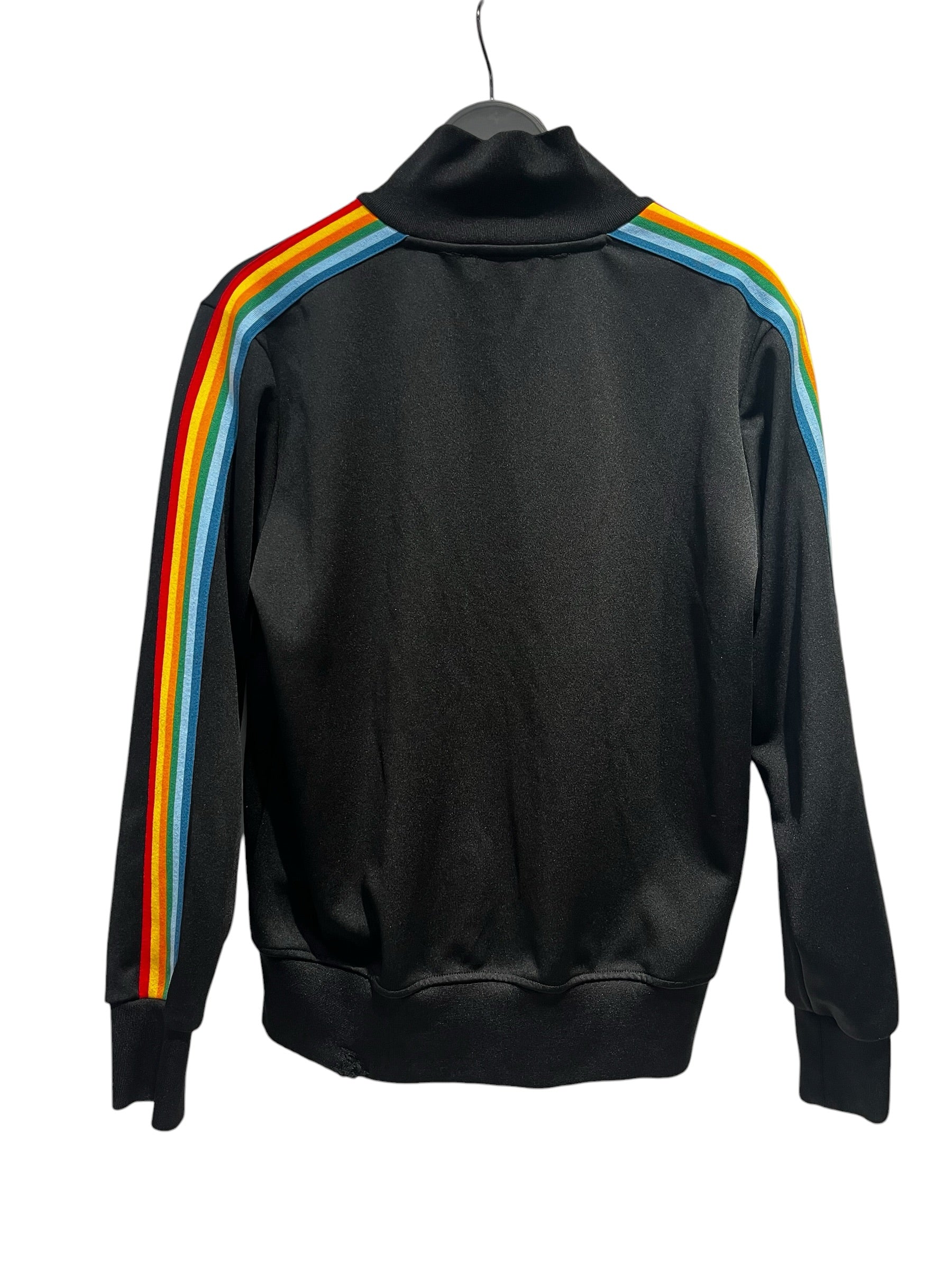 Palm Angels/Track Jkt/L/Cotton/BLK/rainbow stripe view 2