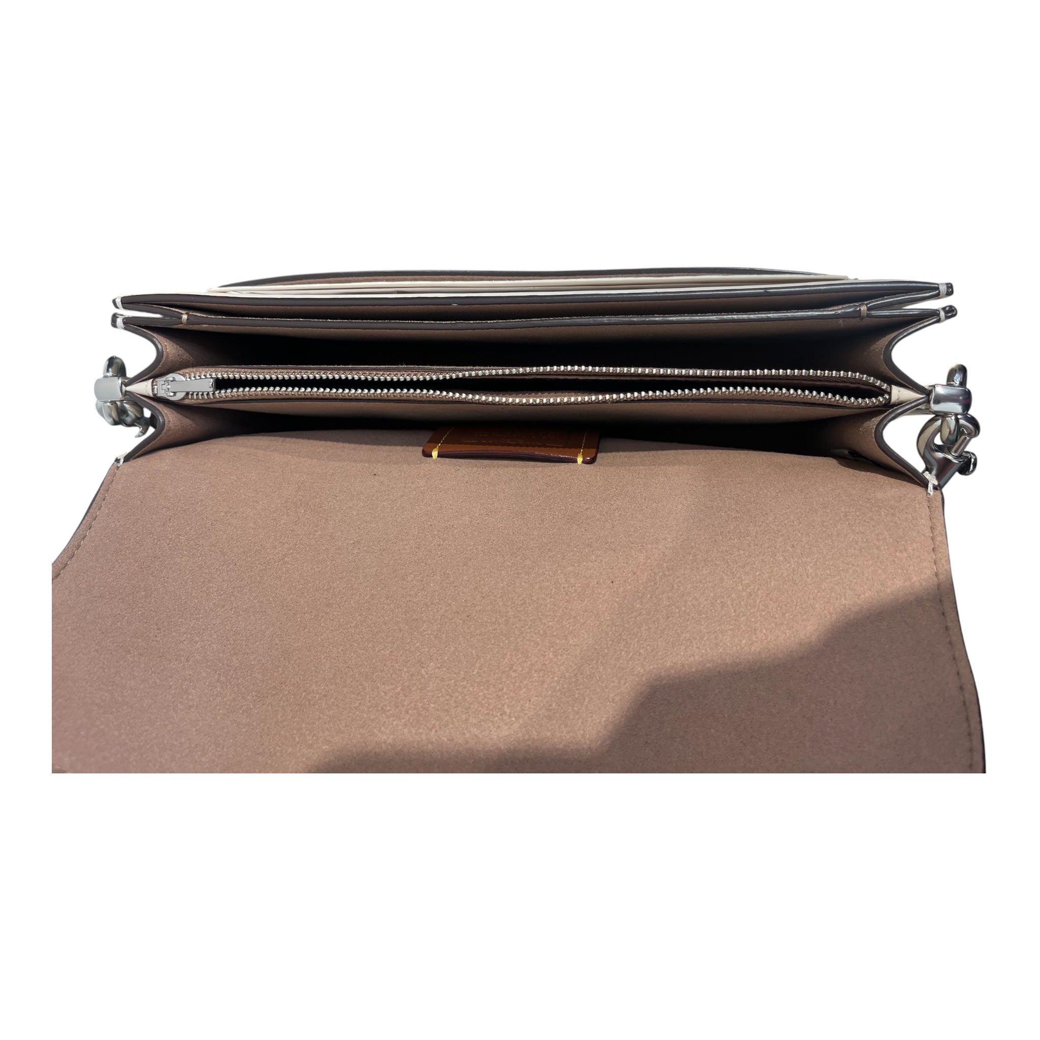 COACH/Cross Body Bag/Monogram/Leather/CRM/TABBY-SILV HRDWR view 4