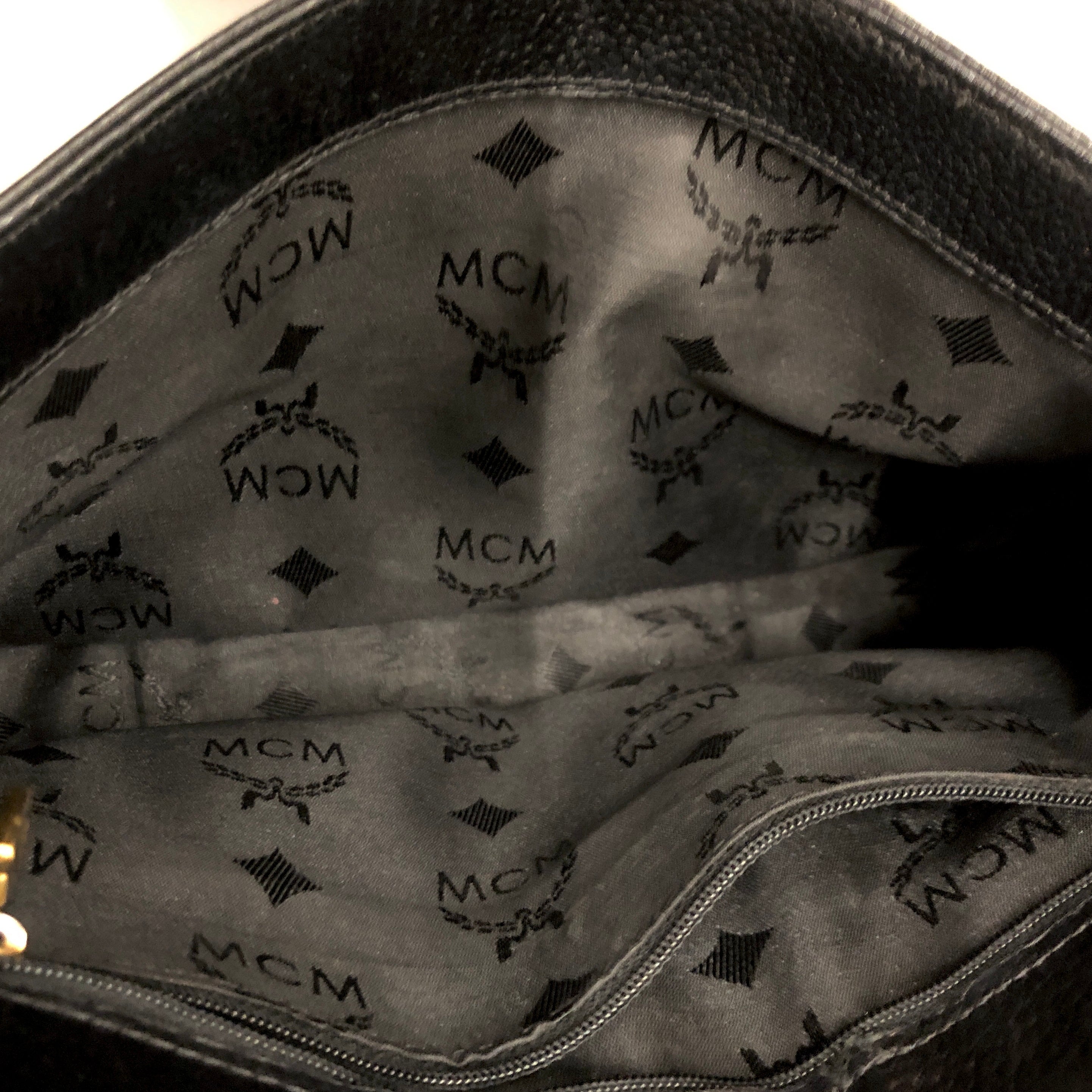 MCM/Cross Body Bag/Leather/BLK/ view 4