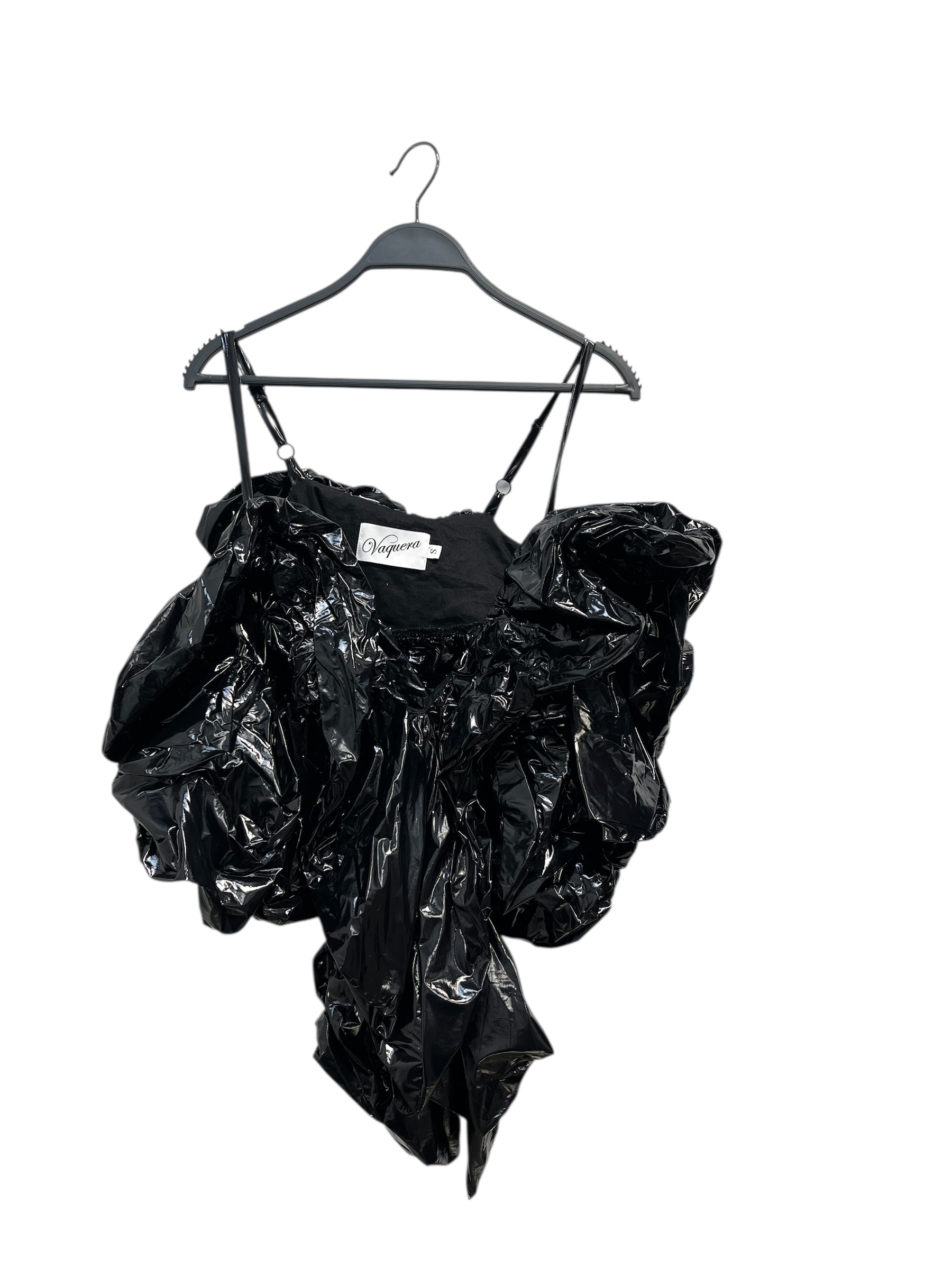 Vaquera/Cut & Sew/S/Nylon/BLK/GARBAGE BAG TOP view 1
