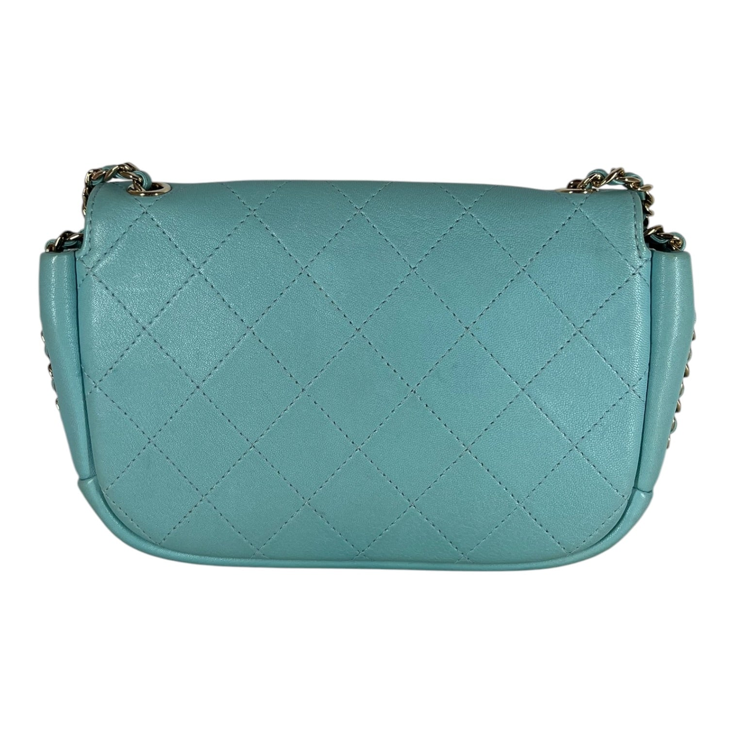 CHANEL/Cross Body Bag/Leather/BLU/TEAL CASUAL TRIP BAG view 2