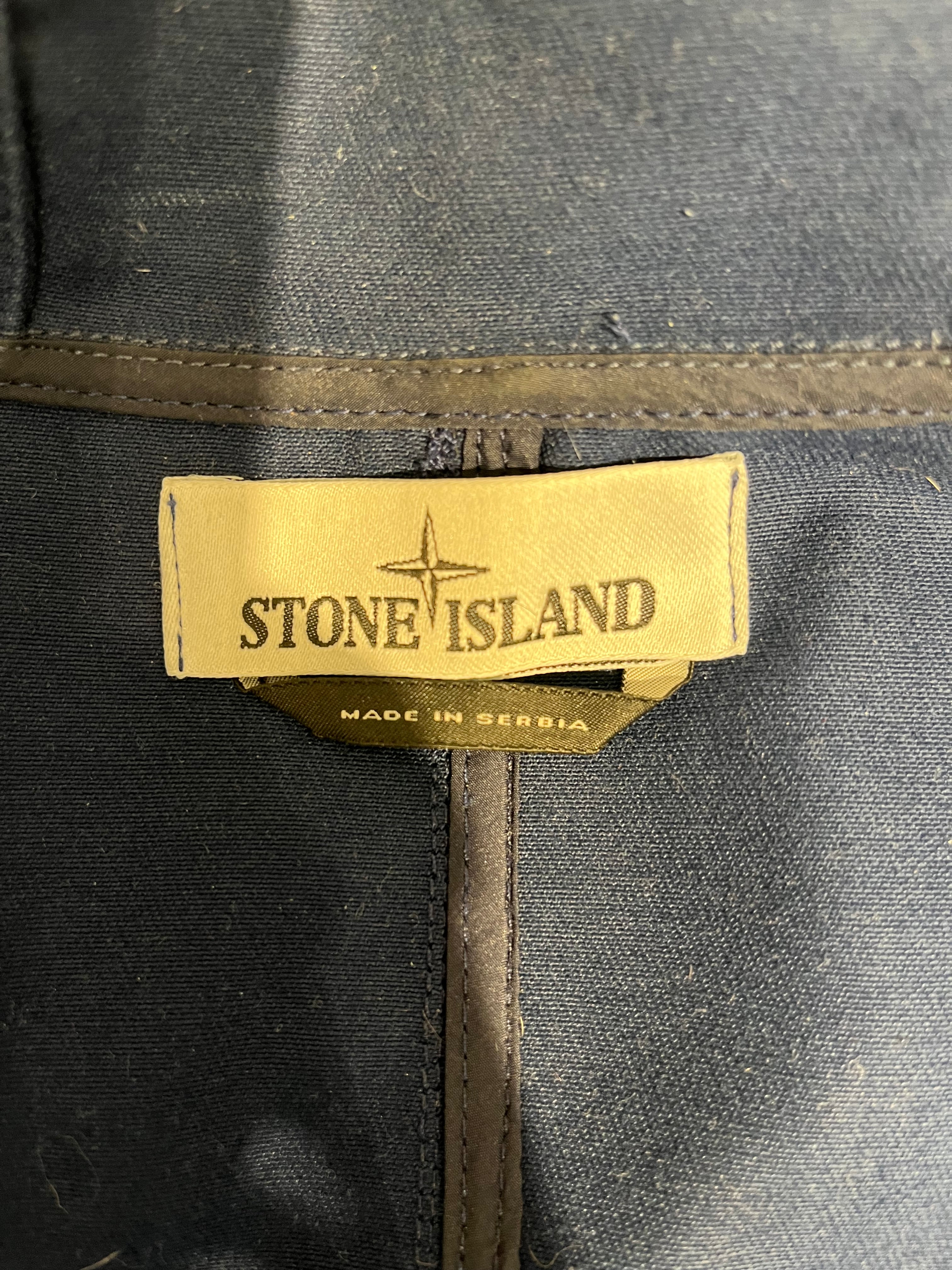 STONE ISLAND/Mountain Parka/M/Cotton/NVY/HOODED GABARDINE SNAP BUTTONS view 3