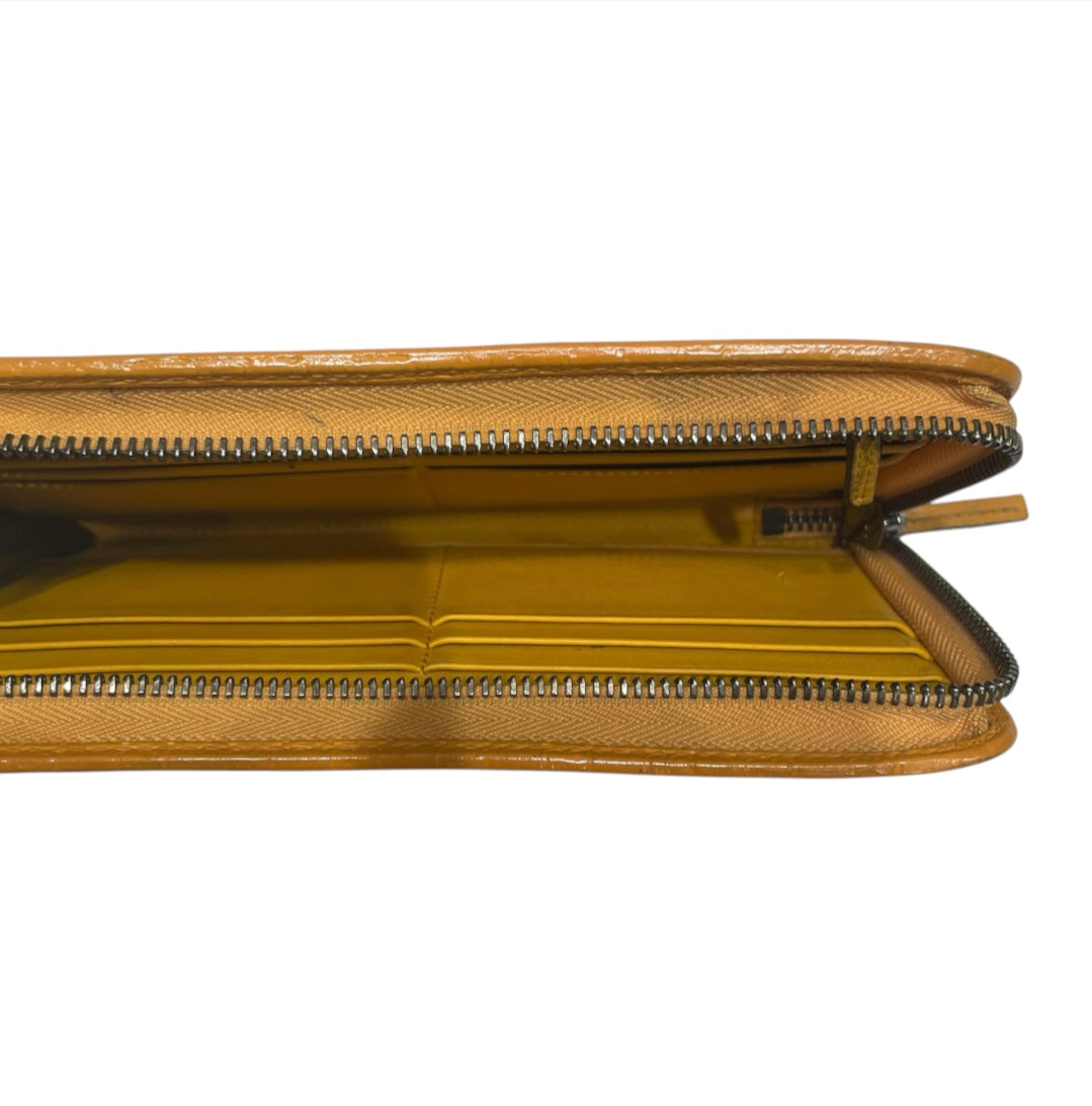 GUCCI/Long Wallet/Monogram/Leather/ORN/L's/zipper orang view 4