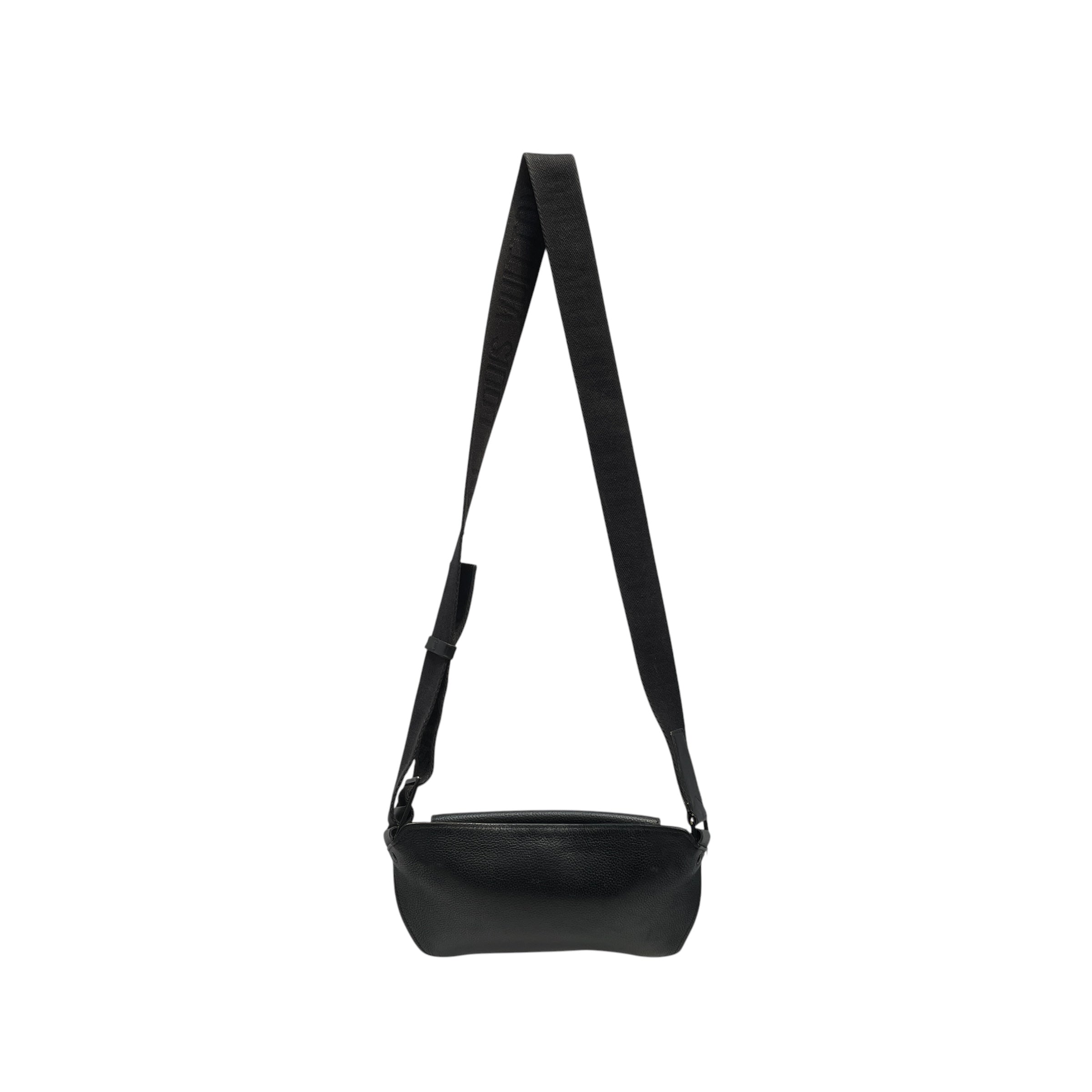 LOUIS VUITTON/Fanny Pack/Leather/BLK/Takeoff sling view 2