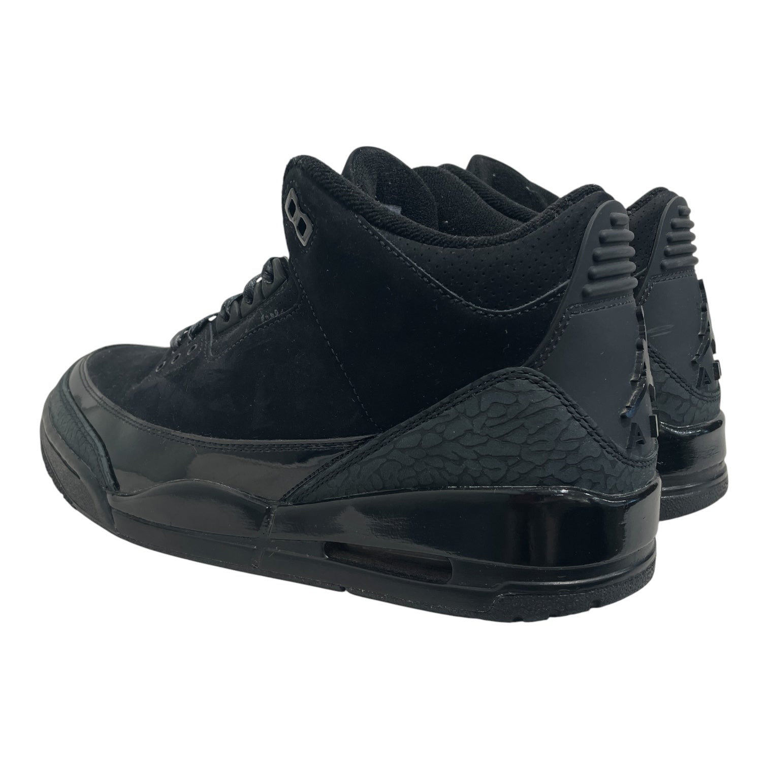 NIKE/AIR JORDAN 3/Hi-Sneakers/US 9/Leather/BLK/CT8532-001 view 2