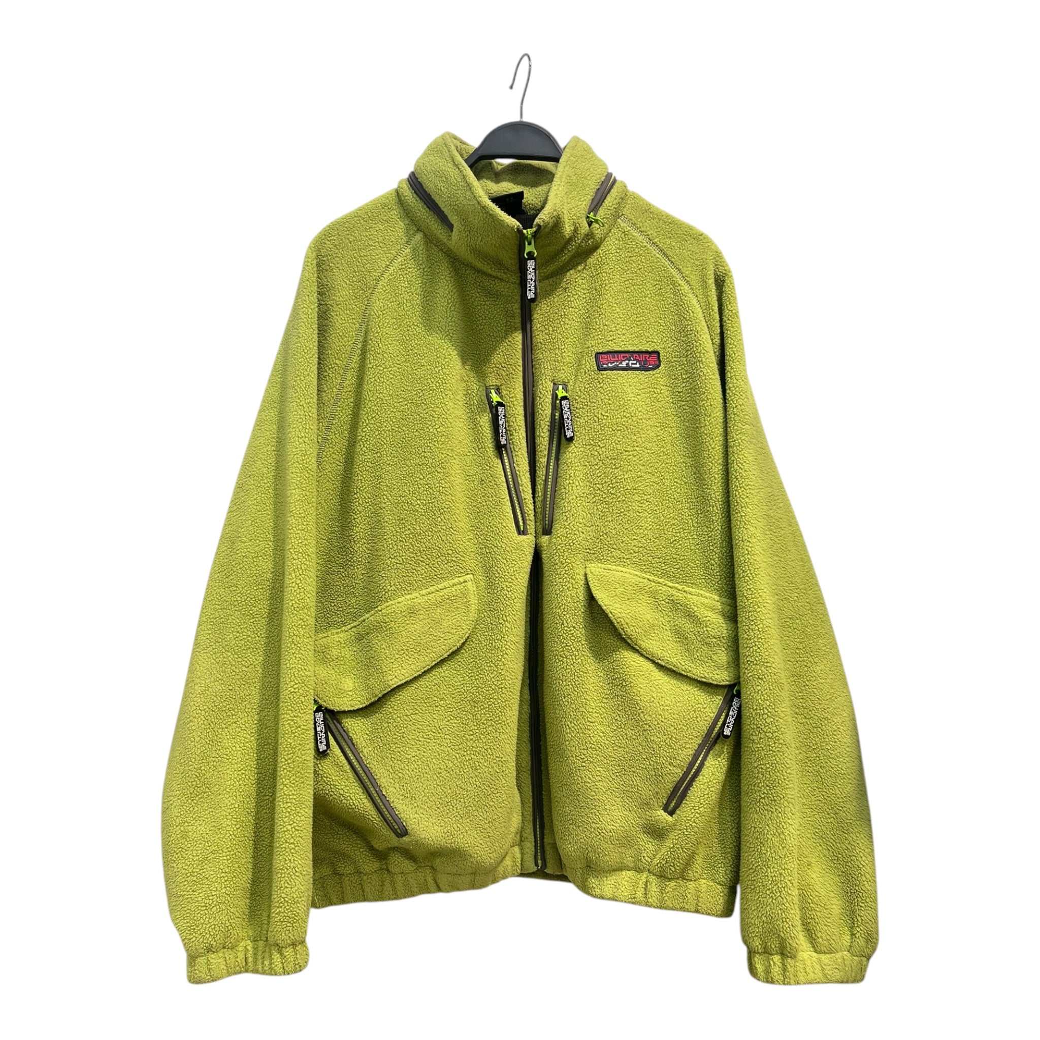 BILLIONAIRE BOYS CLUB/Heavy Sweater/XL/Polyester/GRN/FLEECE ZIP HOODIE view 1