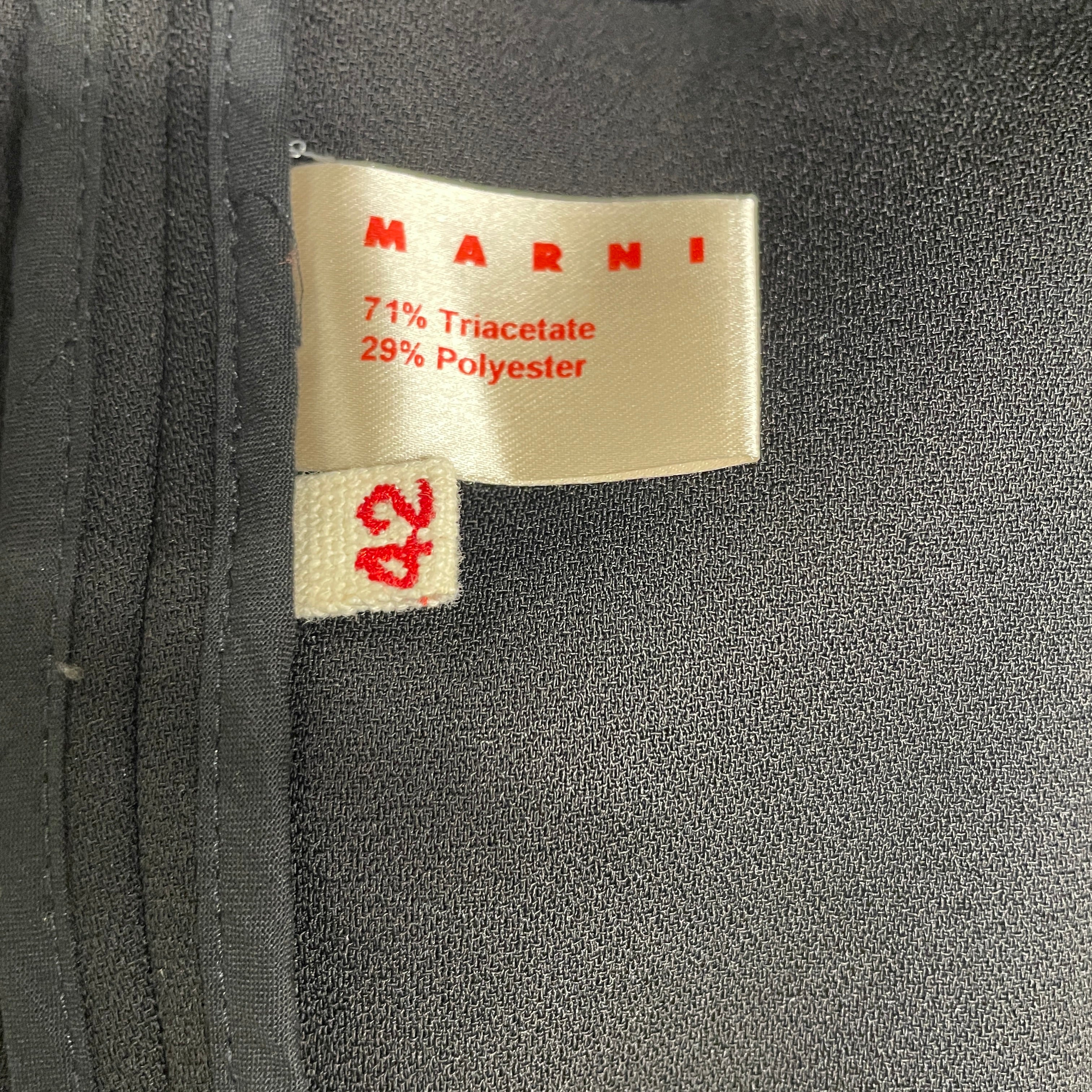 MARNI/Blouson/S/Silk/BLK/exaggerated sleeves view 3