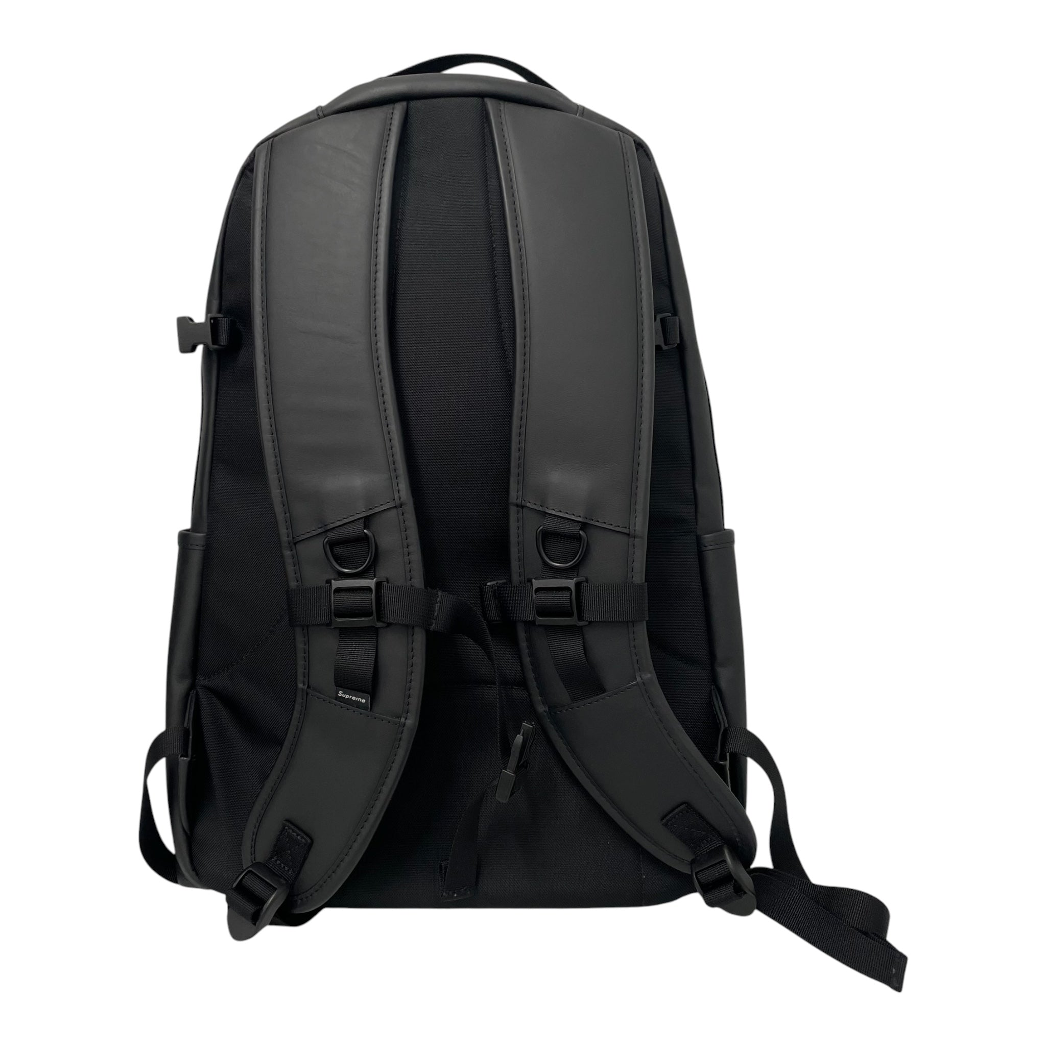 Supreme/Backpack/Leather/BLK/ view 2