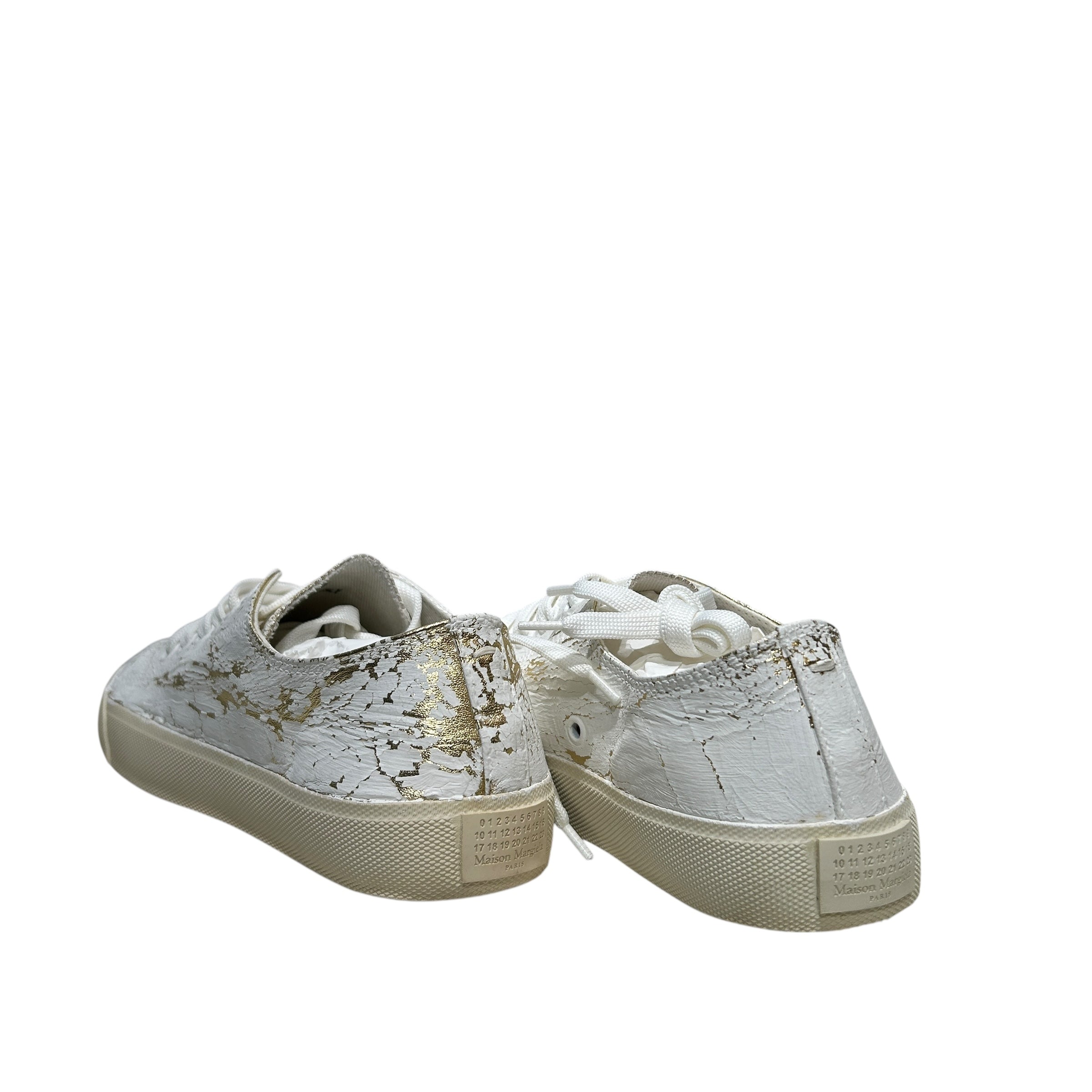 Maison Margiela/Low-Sneakers/EU 40/WHT/WHITE/GOLD TABI SNEAKER view 2