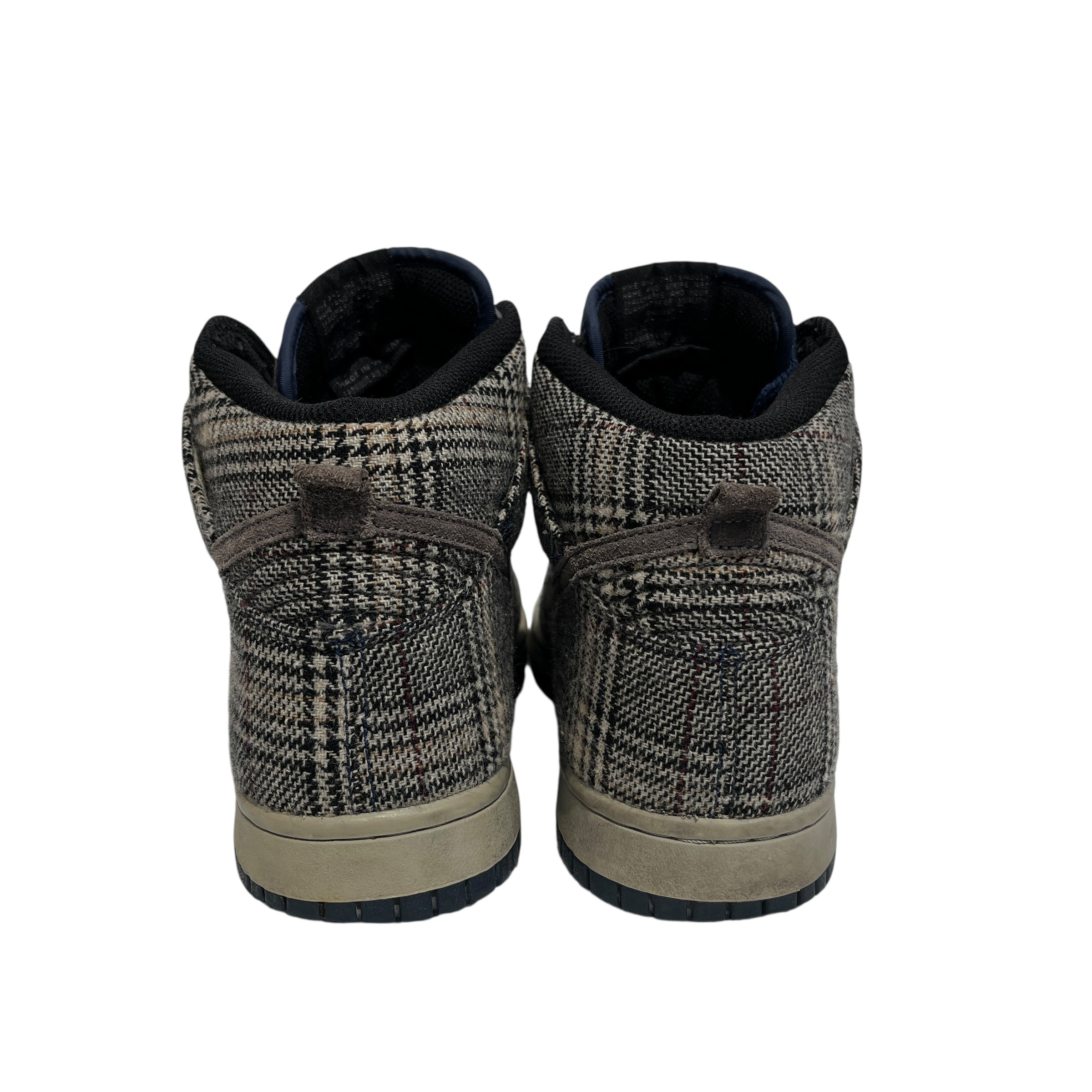 NIKE/Hi-Sneakers/US 9/Plaid/Polyester/BRW/Tweed Pack view 2