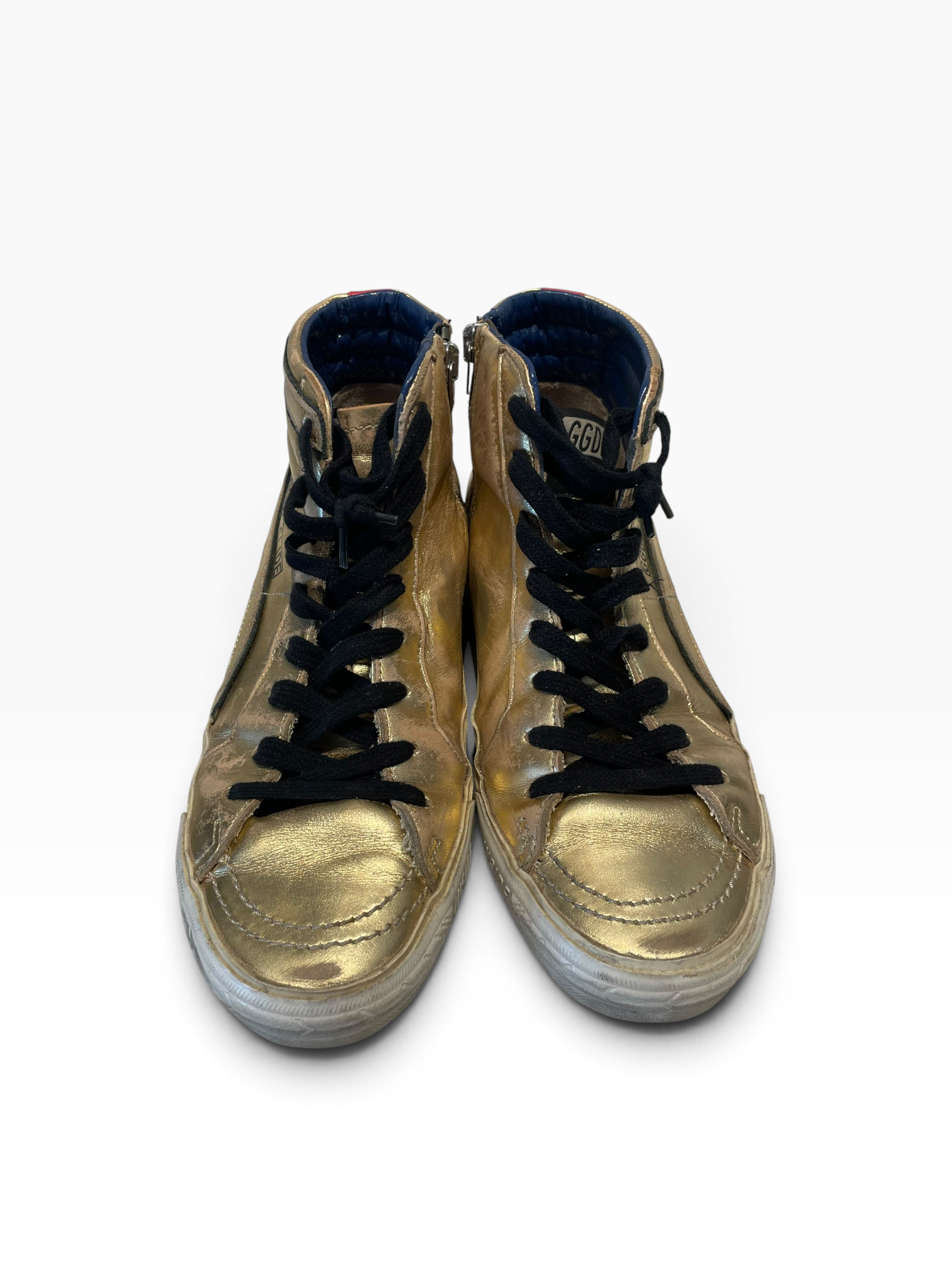 GOLDEN GOOSE/Hi-Sneakers/EU 40/Leather/GLD/ view 3