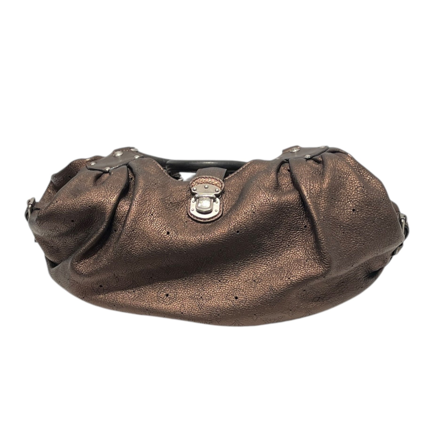 LOUIS VUITTON/Bag/OS/Leather/BRW/MAHINA HOBO BAG view 1