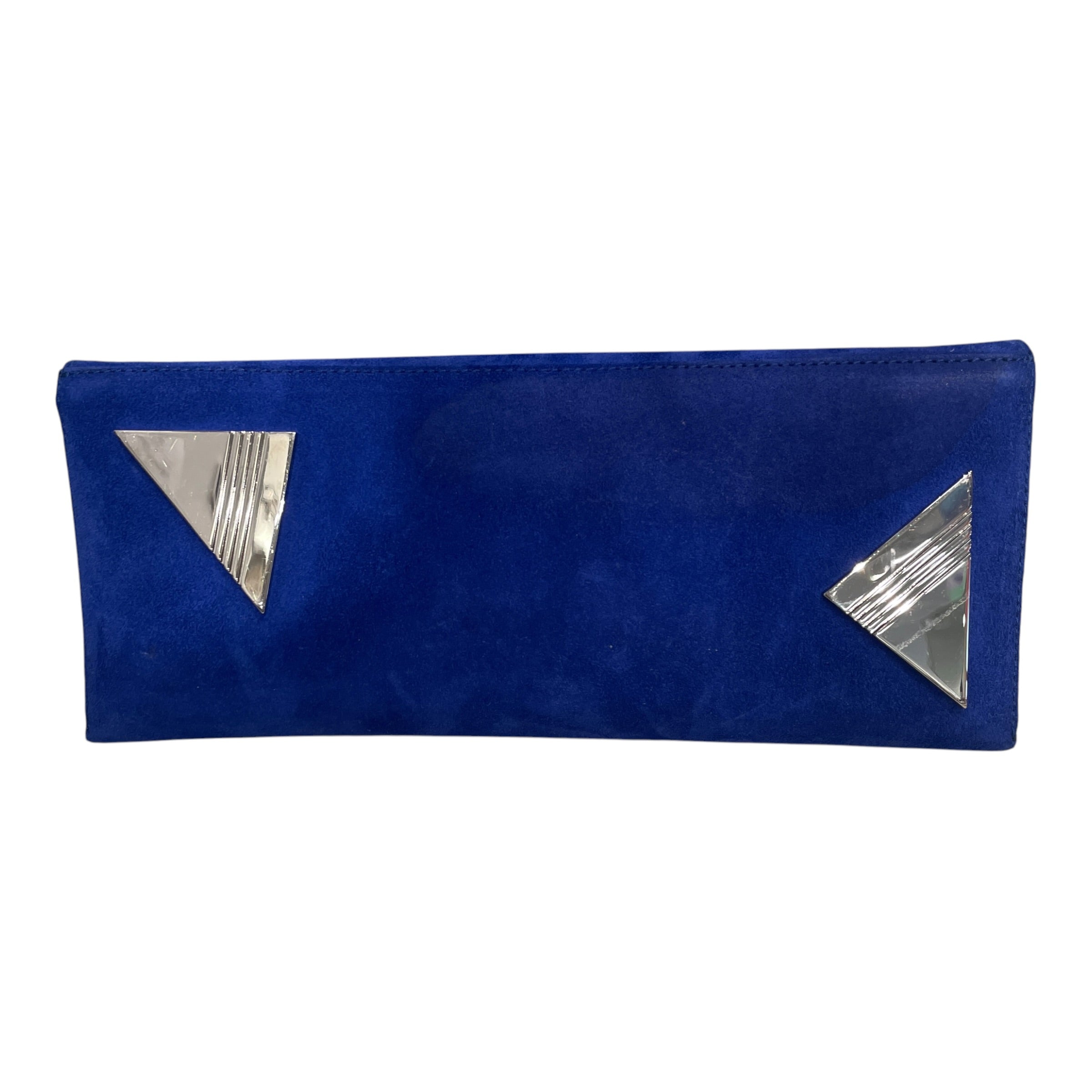THE ATTICO/Pouch/Suede/BLU/magnet closure view 3
