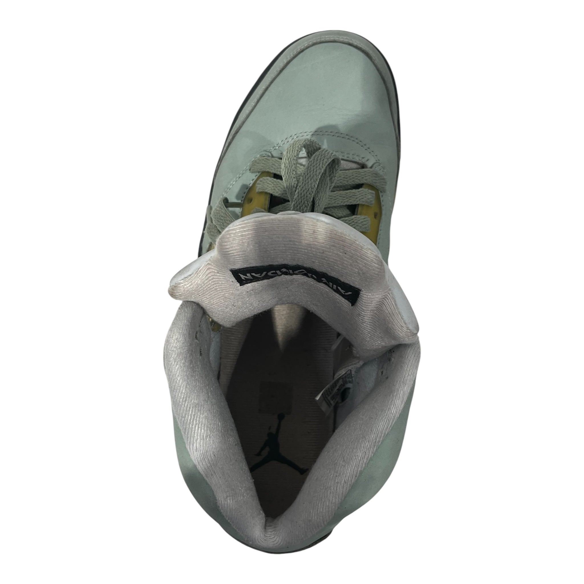 jordan/Hi-Sneakers/US 9/GRN/jordan 5 retro jade horizon view 3