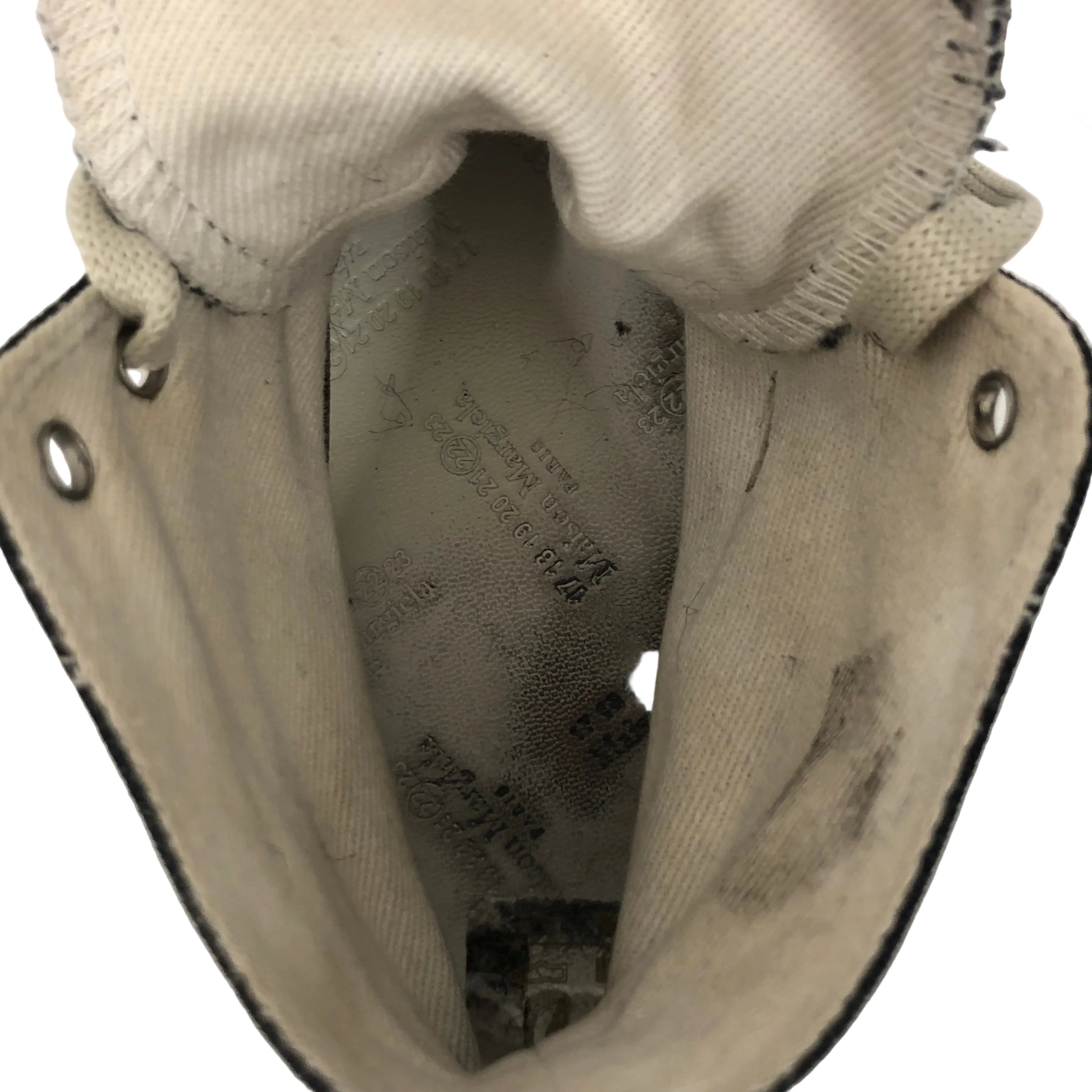 Maison Margiela/Low-Sneakers/EU 36/Cotton/BLK/TABI SNEAKERS view 3