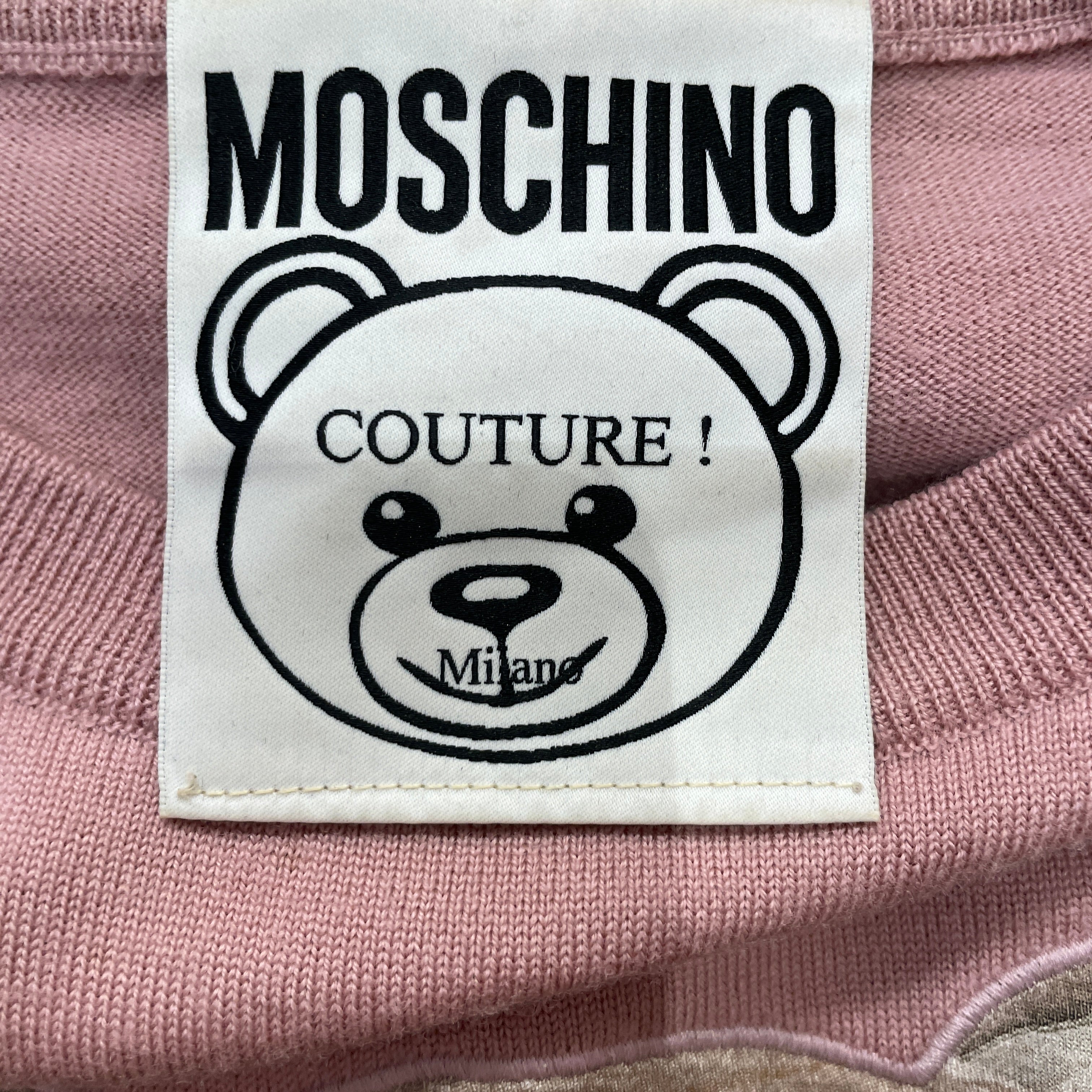 MOSCHINO/Sweater/Graphic/Wool/PNK/'THIS IS NOT..." BEAR view 4