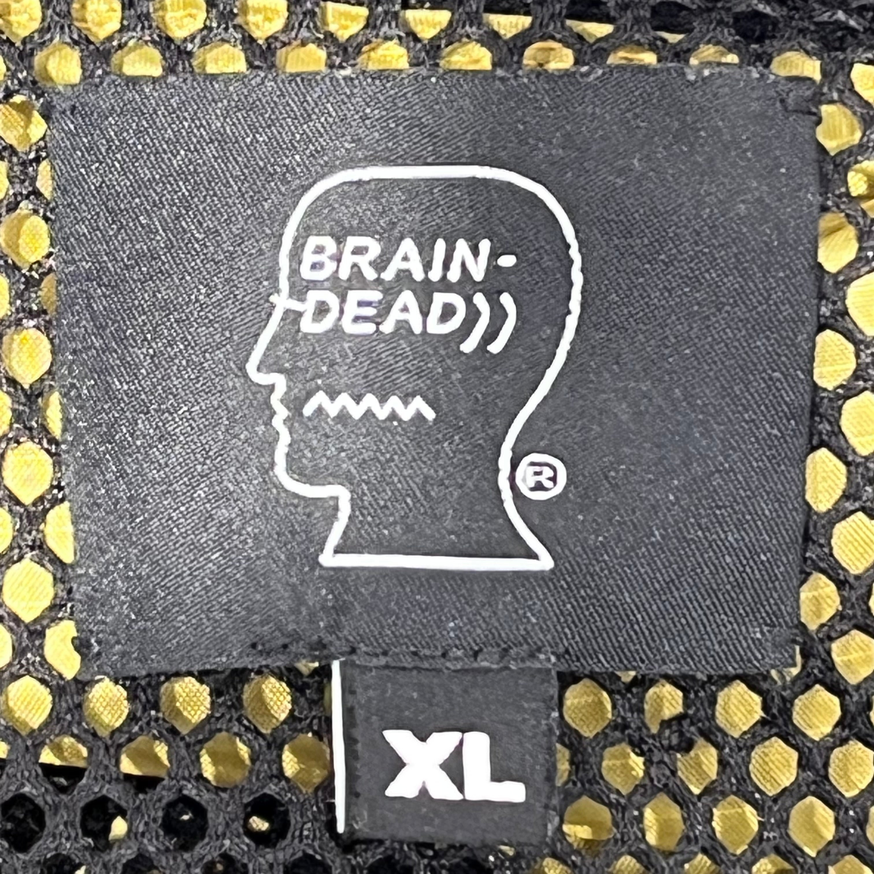 Brain Dead/Zip Up Hoodie/L/Nylon/GRN/Oversize/ view 3