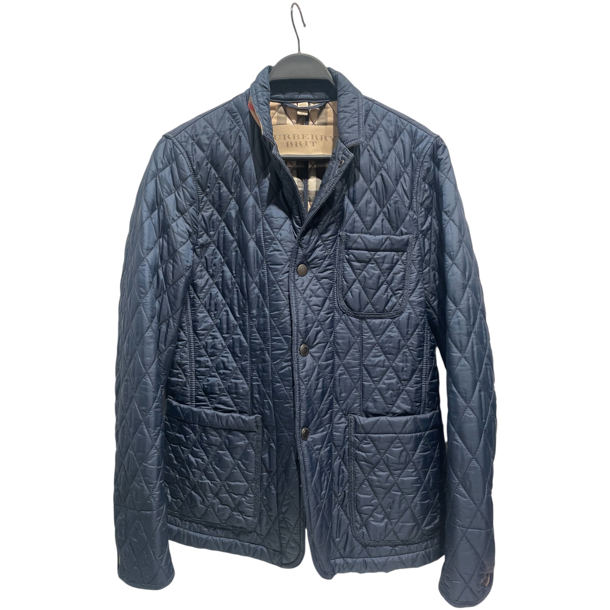 BURBERRY/Jacket/S/NVY/Mens Quilted Jacket Navy view 1