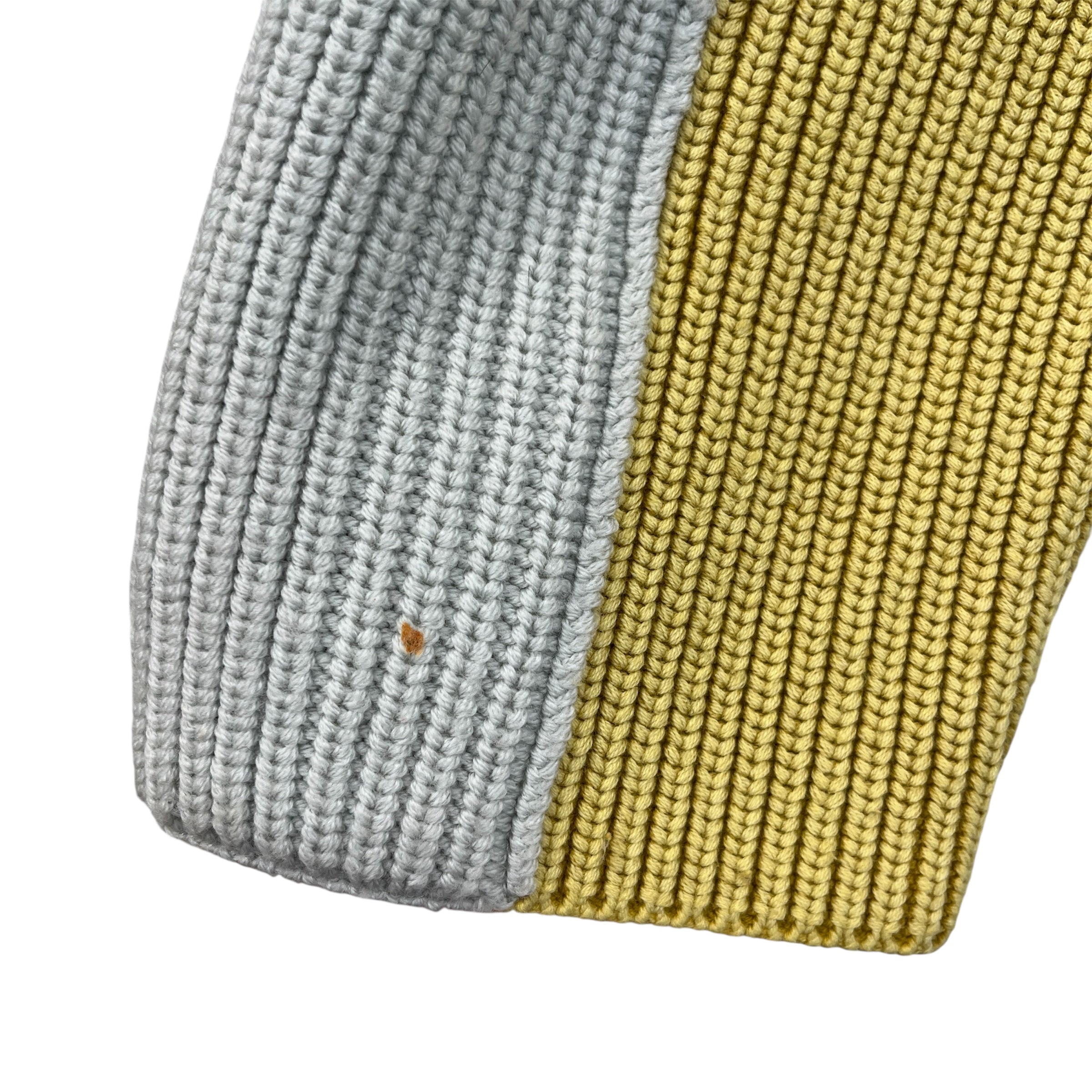 A-COLD-WALL/Heavy Sweater/L/Cotton/GRY/Gray/Yellow Sweater view 5