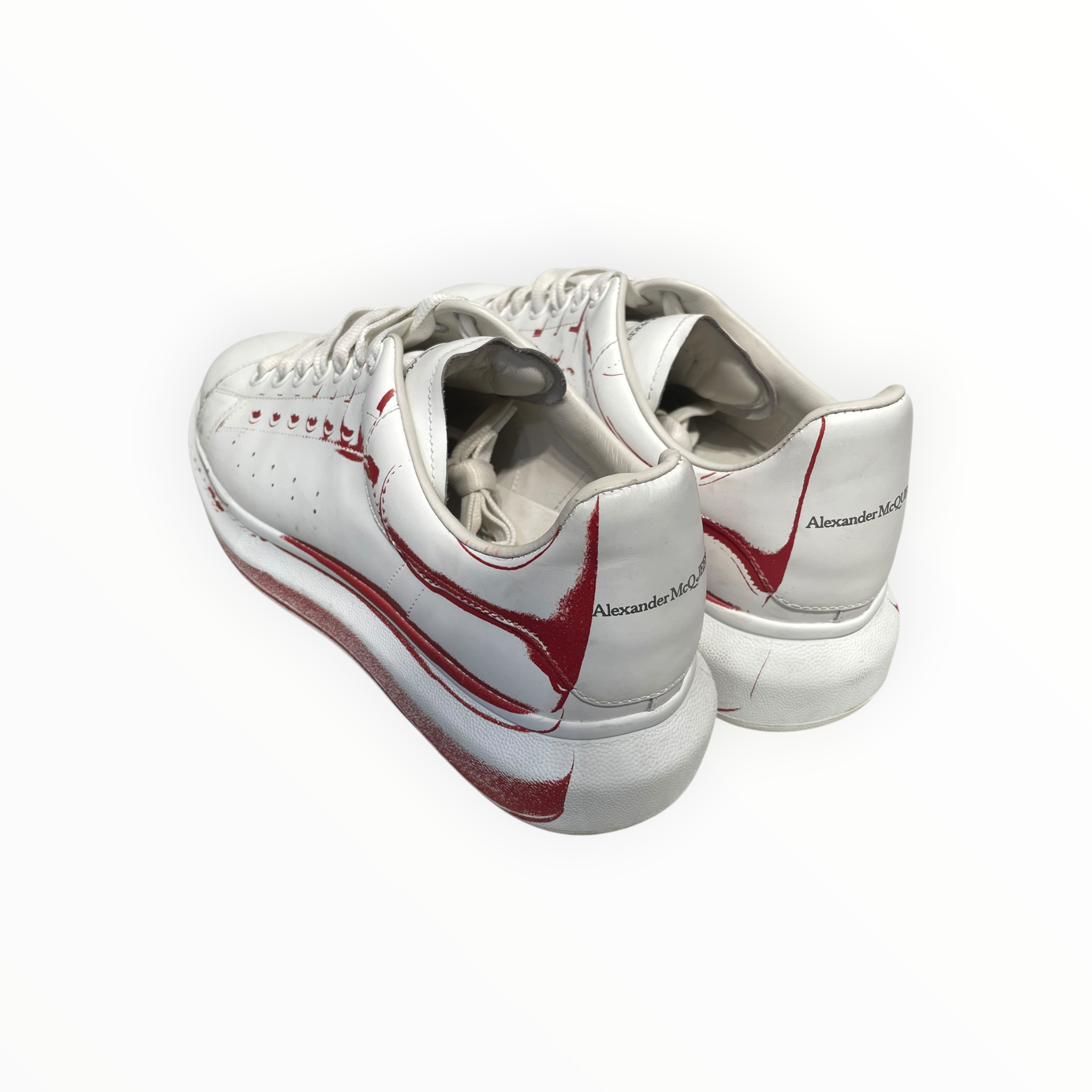 Alexander McQueen/Low-Sneakers/EU 46/Leather/WHT/TORMPOIE OVERSIZED SNEAKER view 2