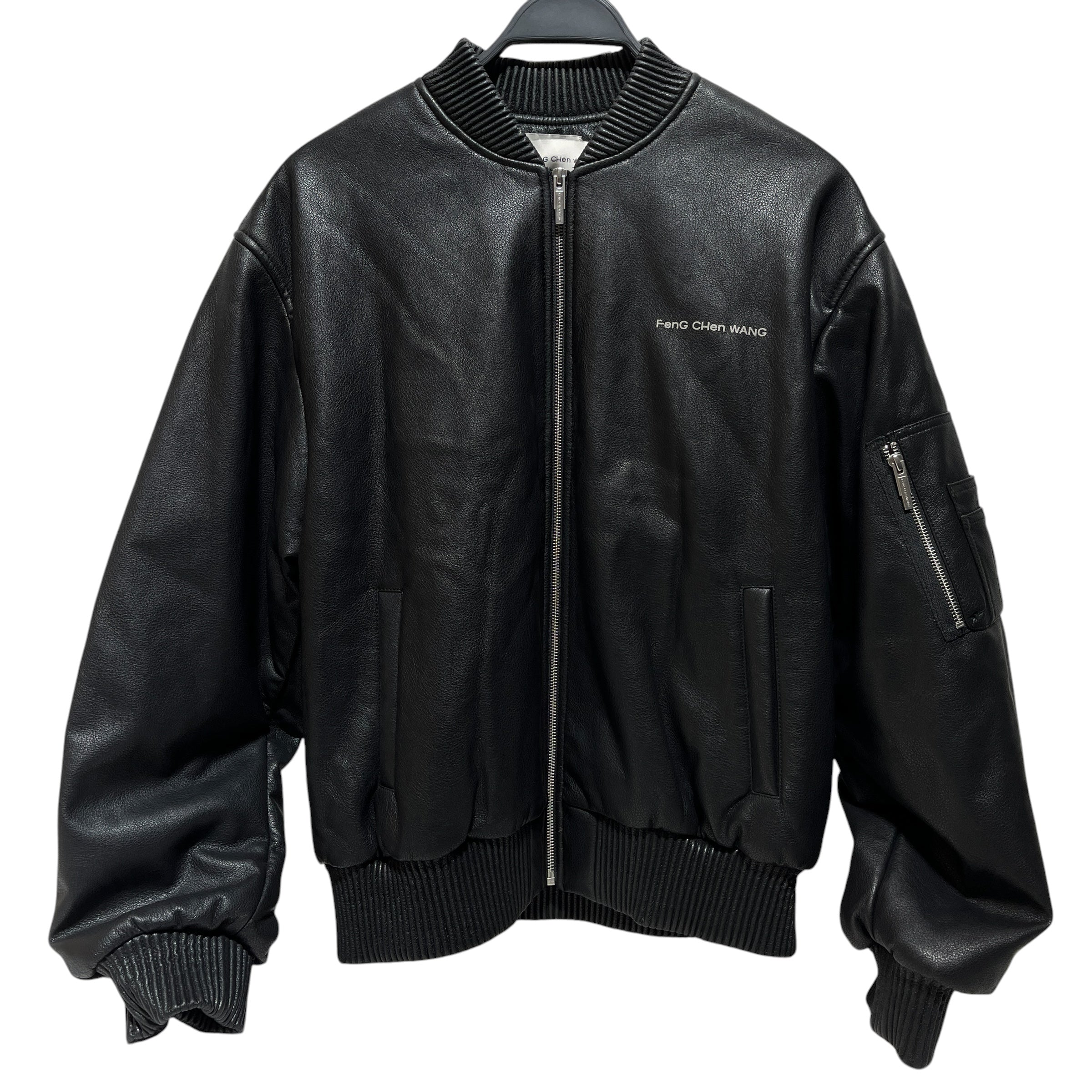Feng Chen Wang/Leather Jkt/S/Leather/BLK/ view 1