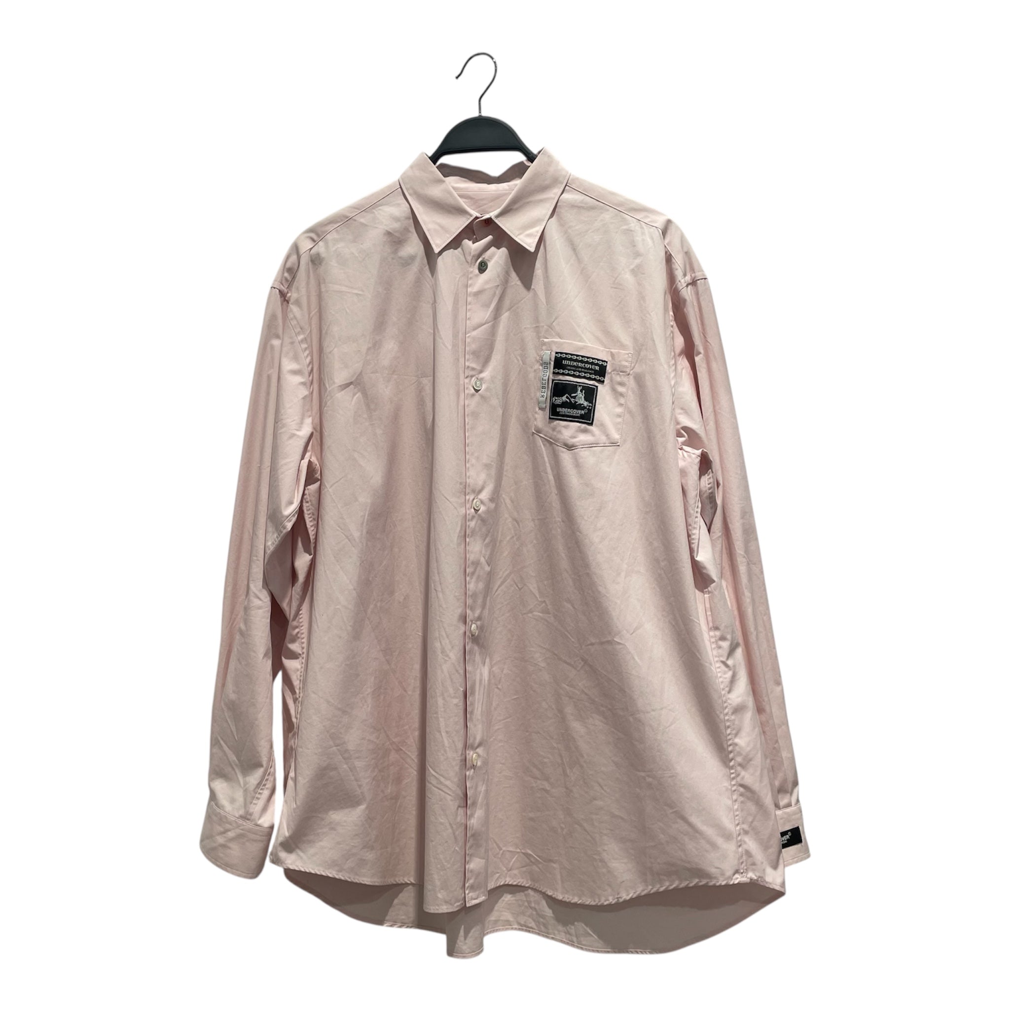 UNDERCOVER/LS Shirt/4/Cotton/PNK/Patches Button Up view 1