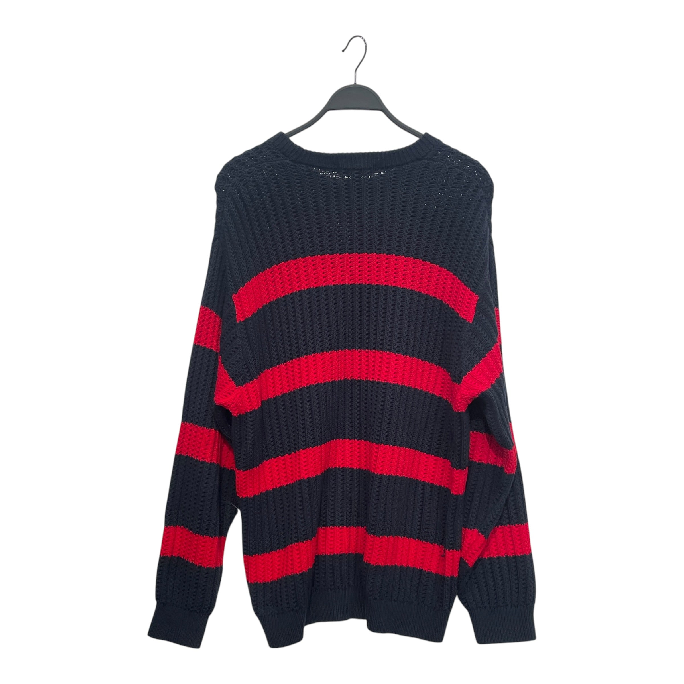 Supreme/Sweater/L/Stripe/Acrylic/NVY/CABLE KNIT STRIPE SWEATER view 2