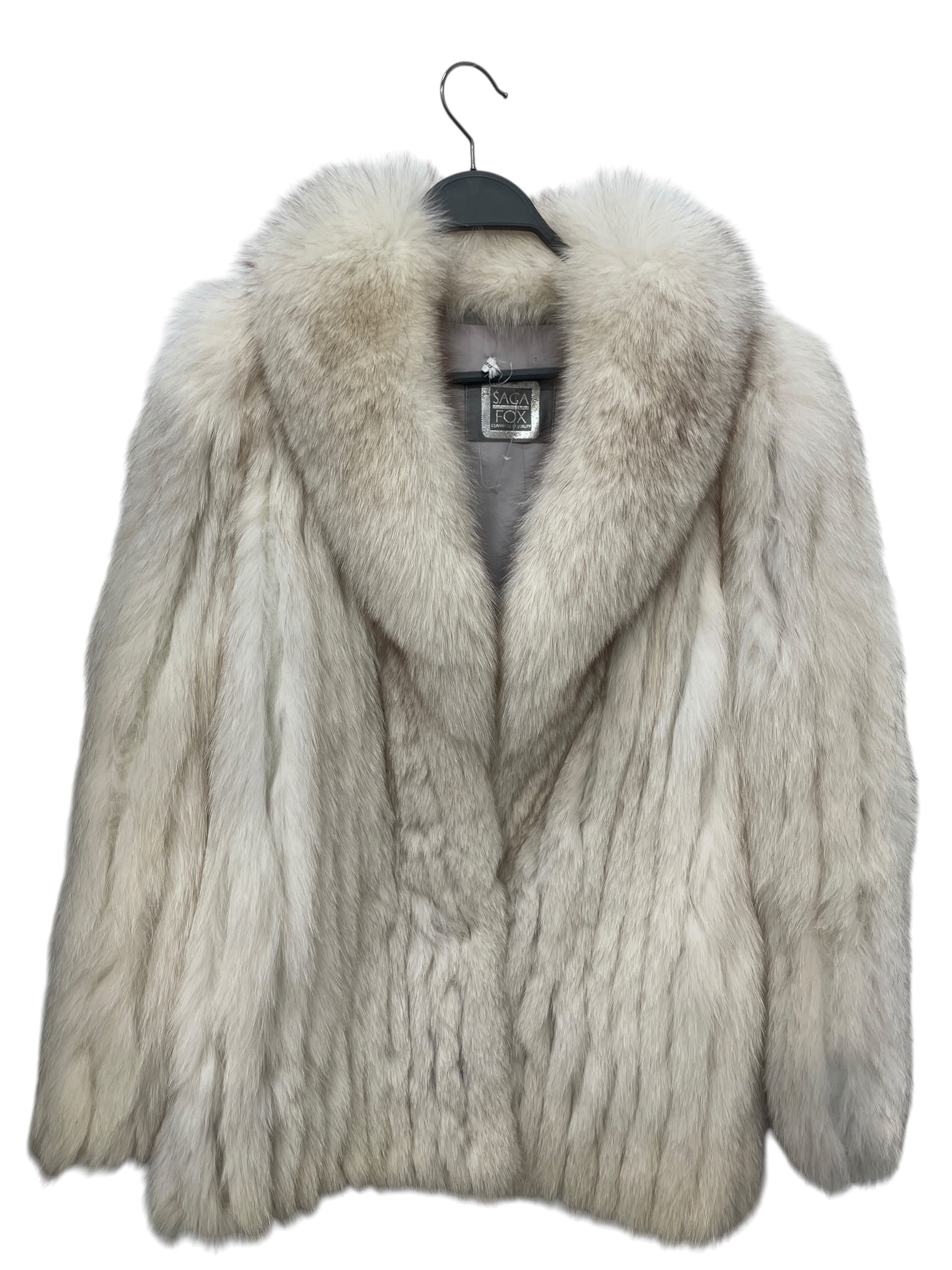 SAGA FOX/Coat/M/Fur/WHT/ view 1