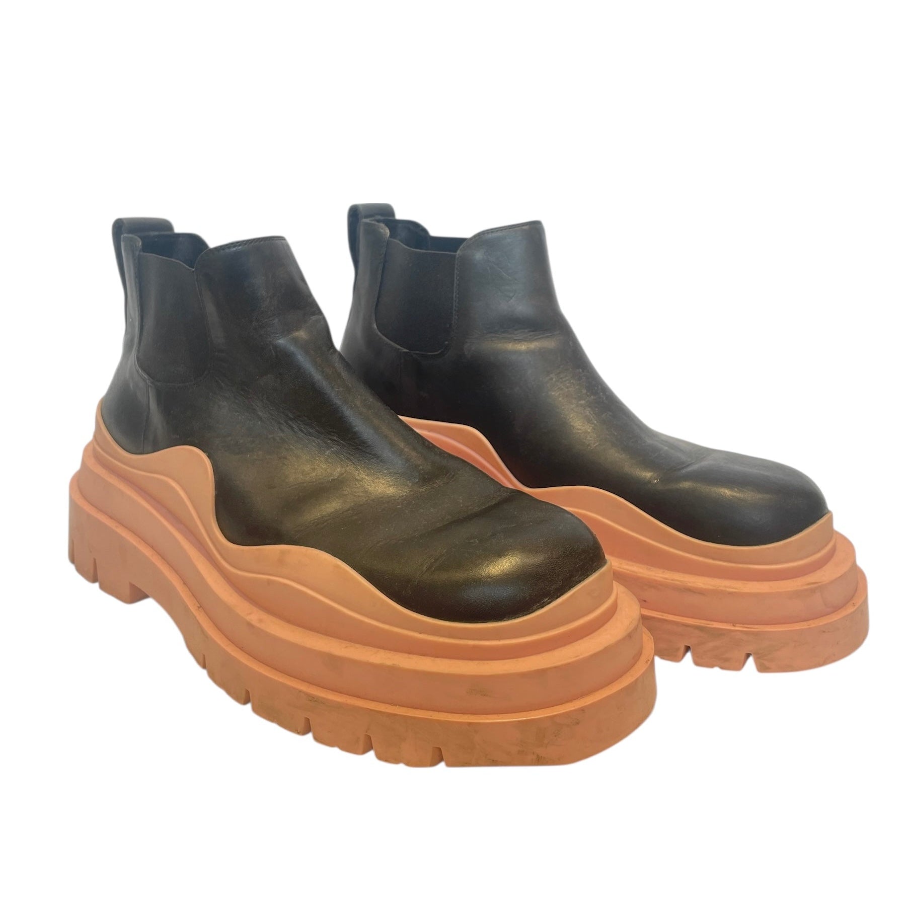 BOTTEGA VENETA/Boots/BLK/PINKBOTTOMS view 1