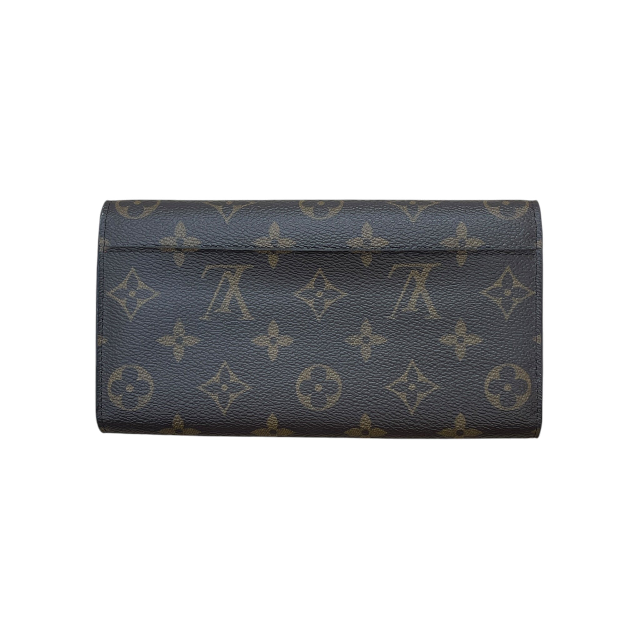 LOUIS VUITTON/Trifold Wallet/All Over Print/Leather/BRW/L's/ view 2