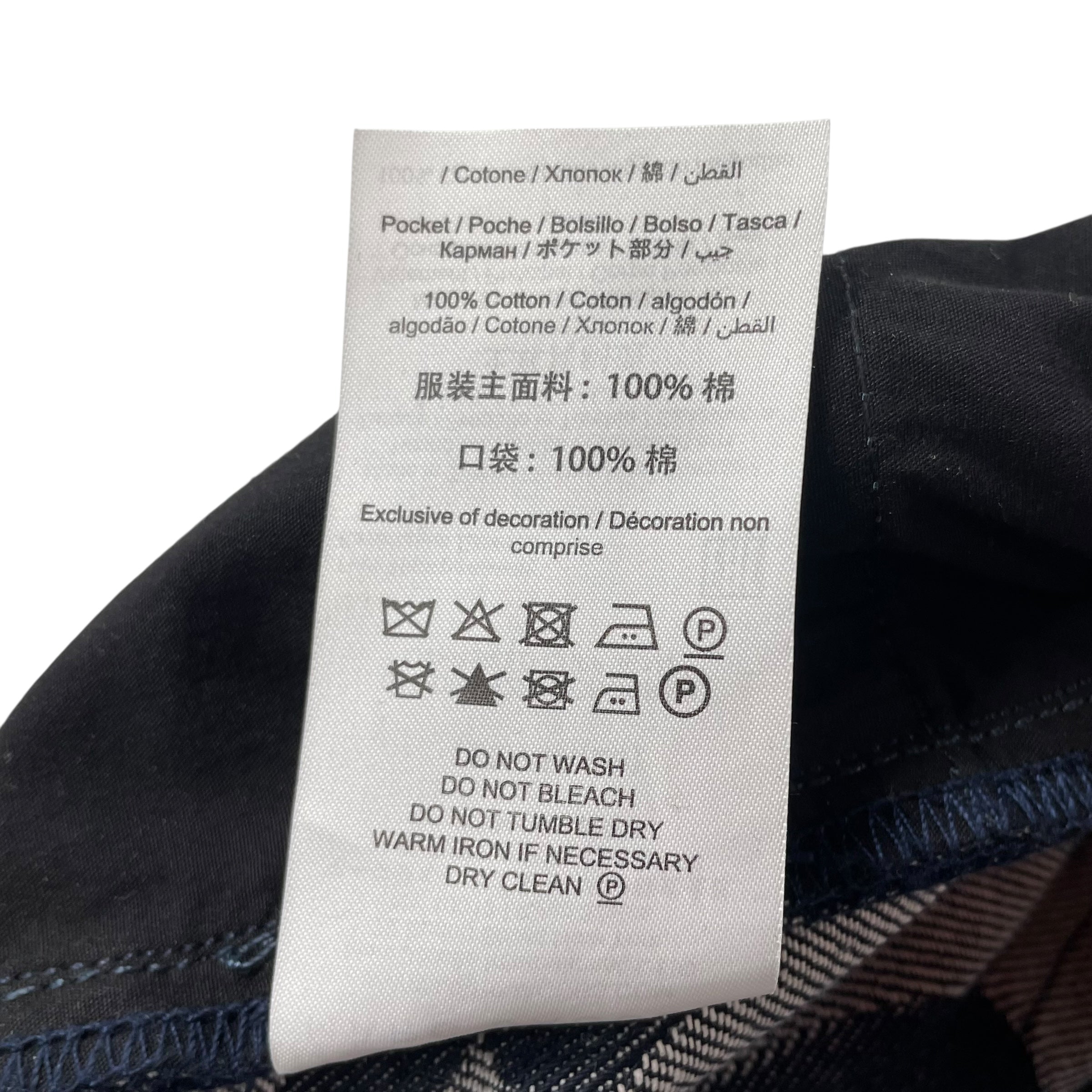 MARC JACOBS/Wide Leg Pants/29/Denim/BLU/text all over view 4