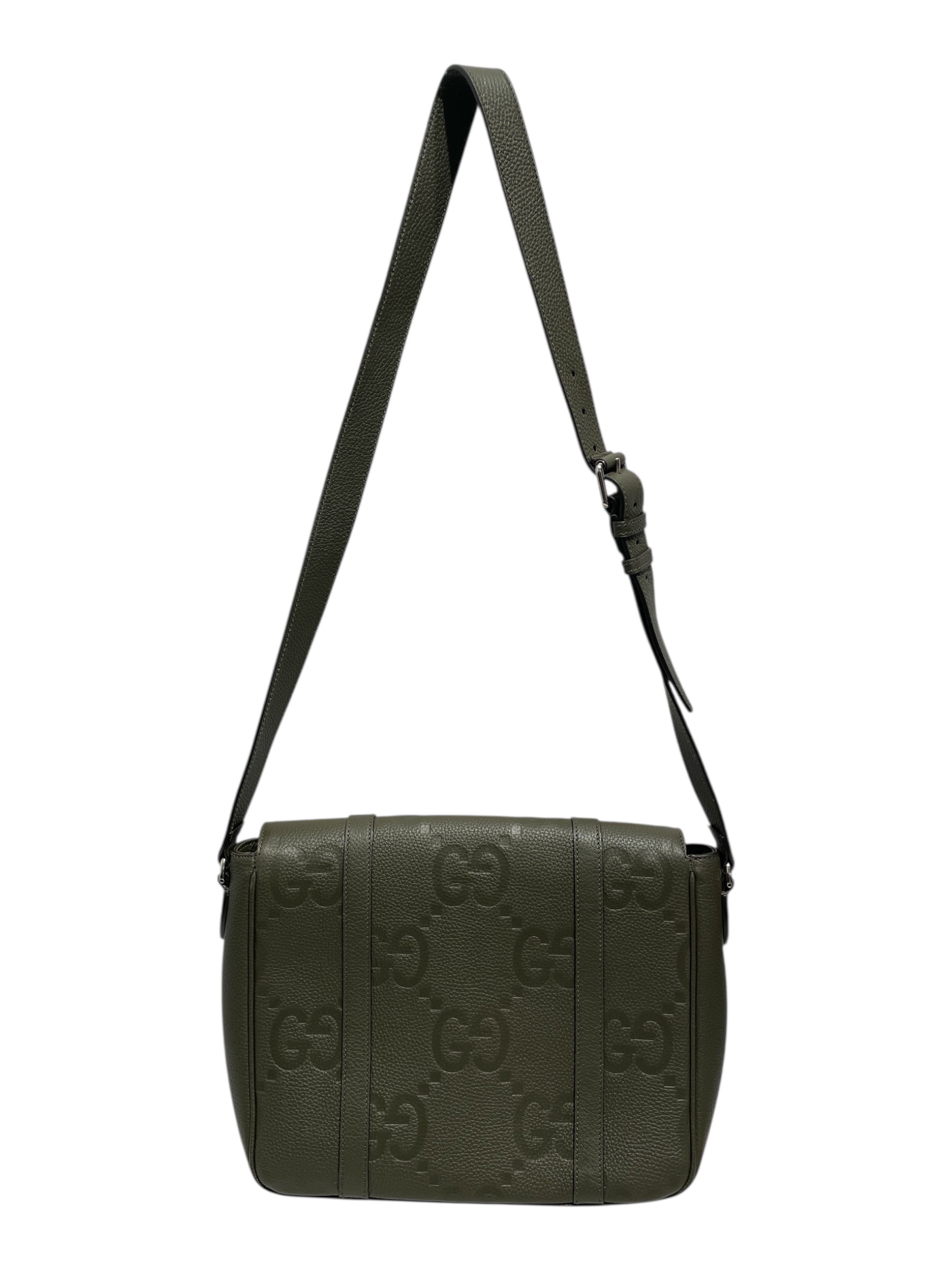GUCCI/Cross Body Bag/All Over Print/Leather/GRN/gg jumbo bag view 2