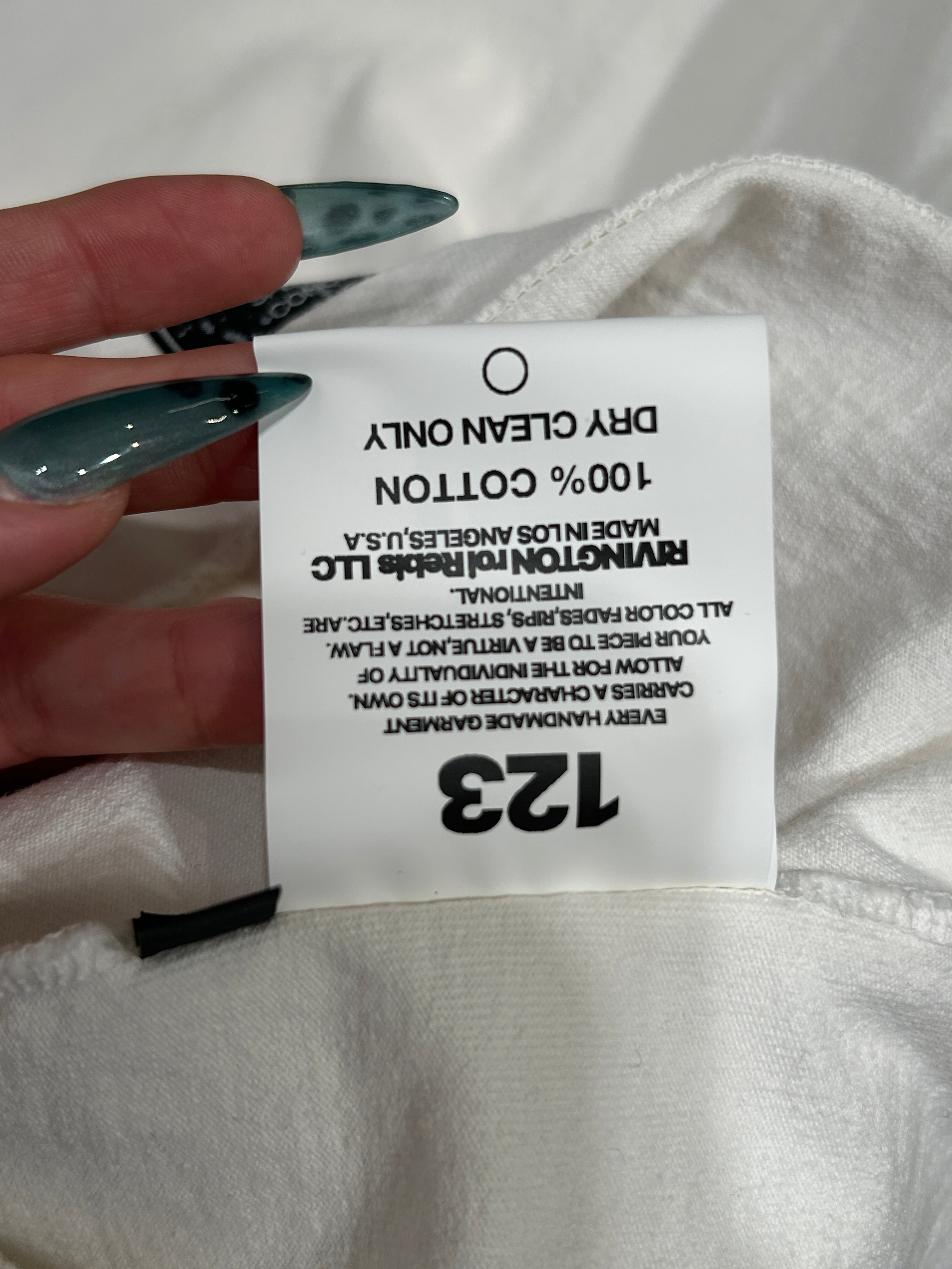 Rivington roi Rebis /T-Shirt/Cotton/WHT/All Over Print/Back Graphic view 5