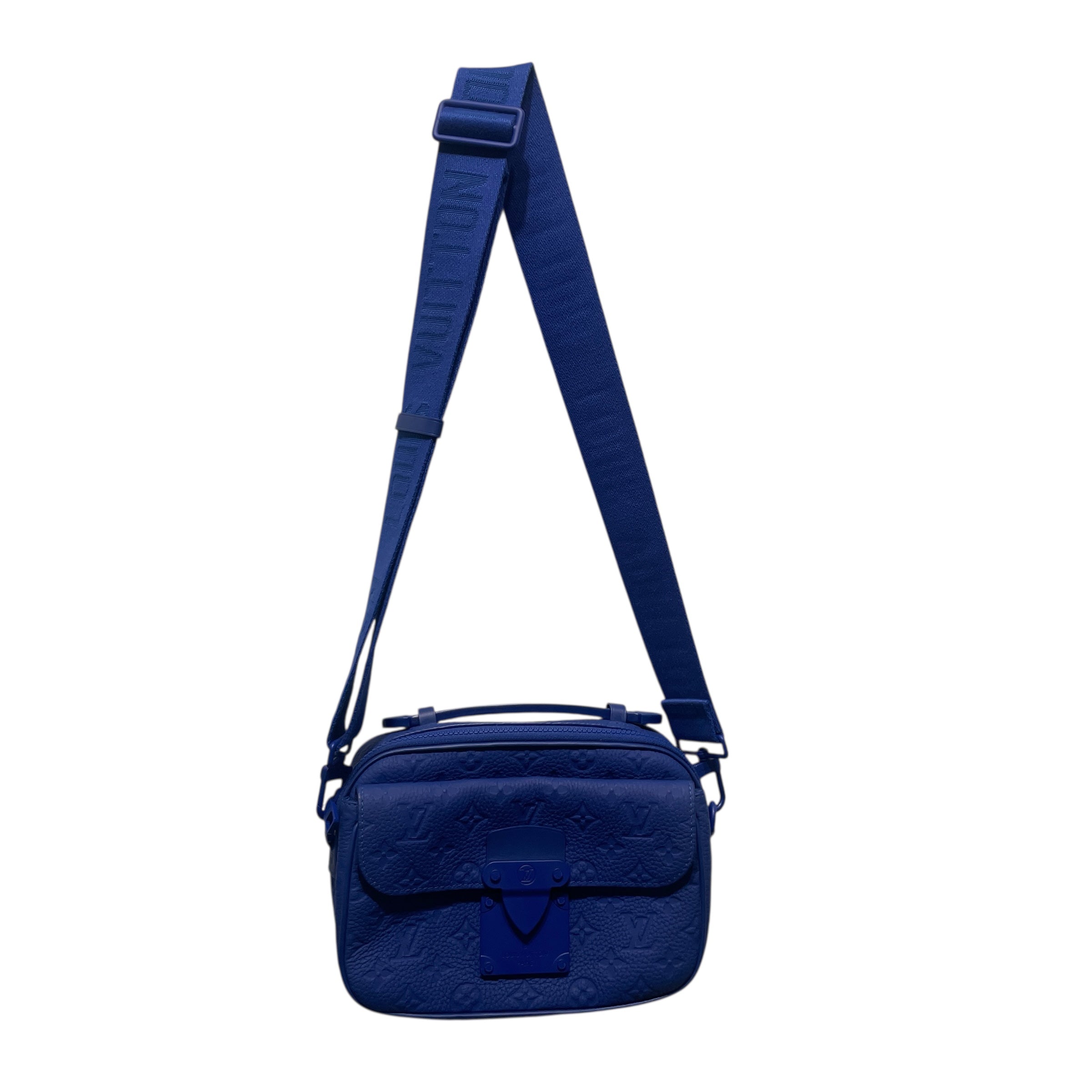 LOUIS VUITTON/Cross Body Bag/Monogram/Leather/BLU/TAURILLON SLING view 1