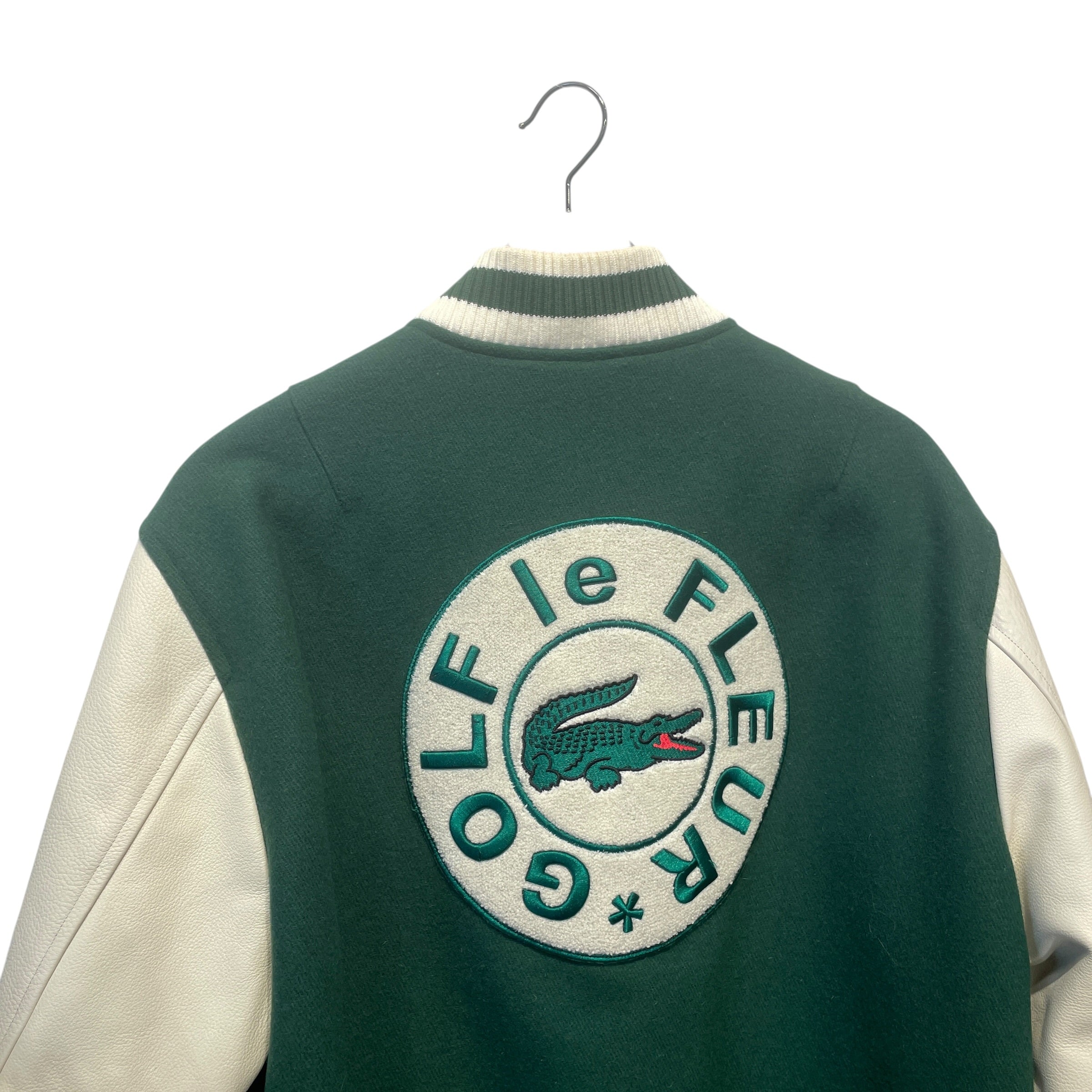 LACOSTE/Golf Le Fleur(Le Fleur)/Jacket/L/Wool/GRN/VARISTY JACKET view 5