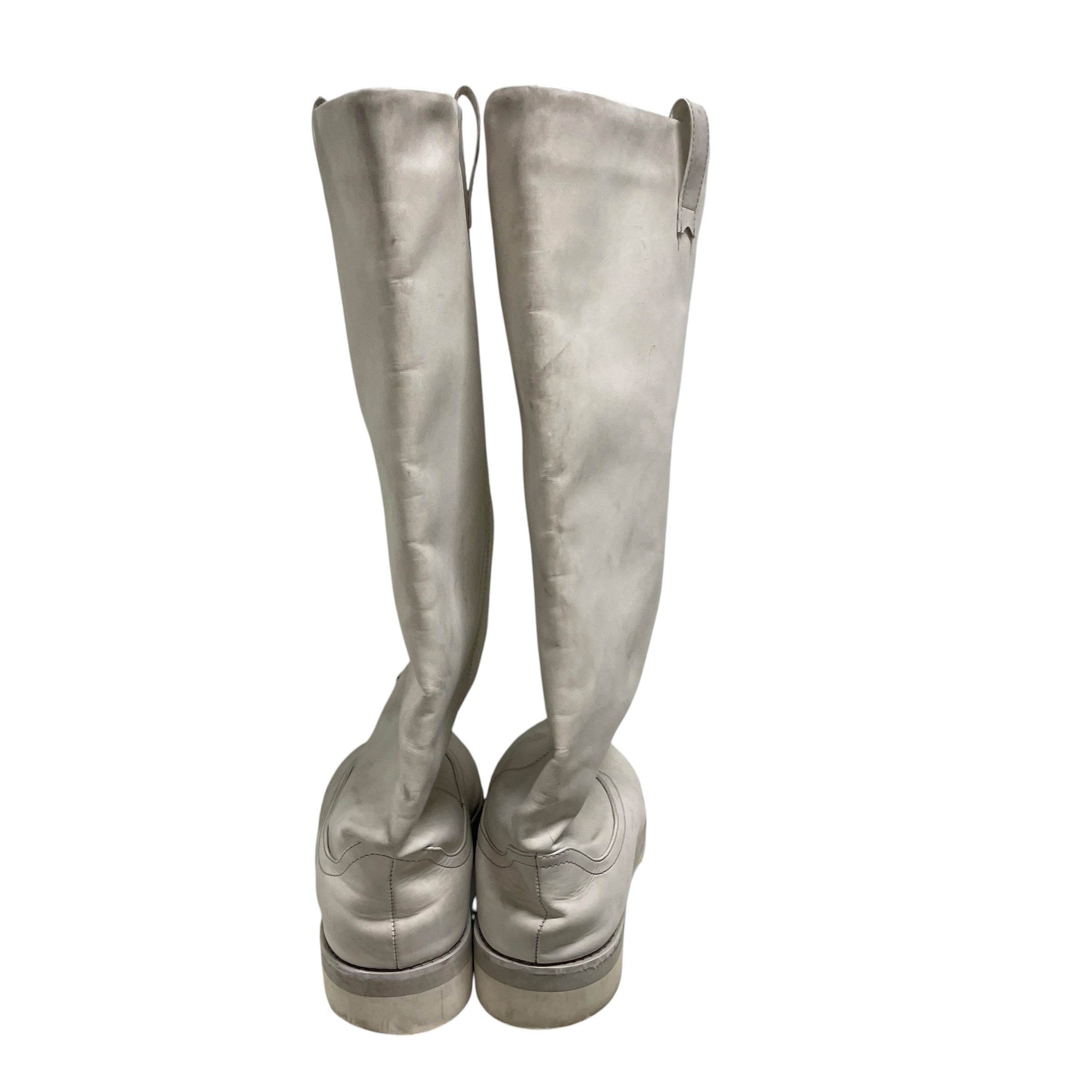 ANONYMOUS CLUB/Pull-On Boots/EU 44/Leather/WHT/ view 3