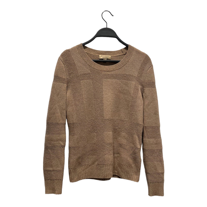 BURBERRY/Heavy Sweater/XS/Brown/Wool/