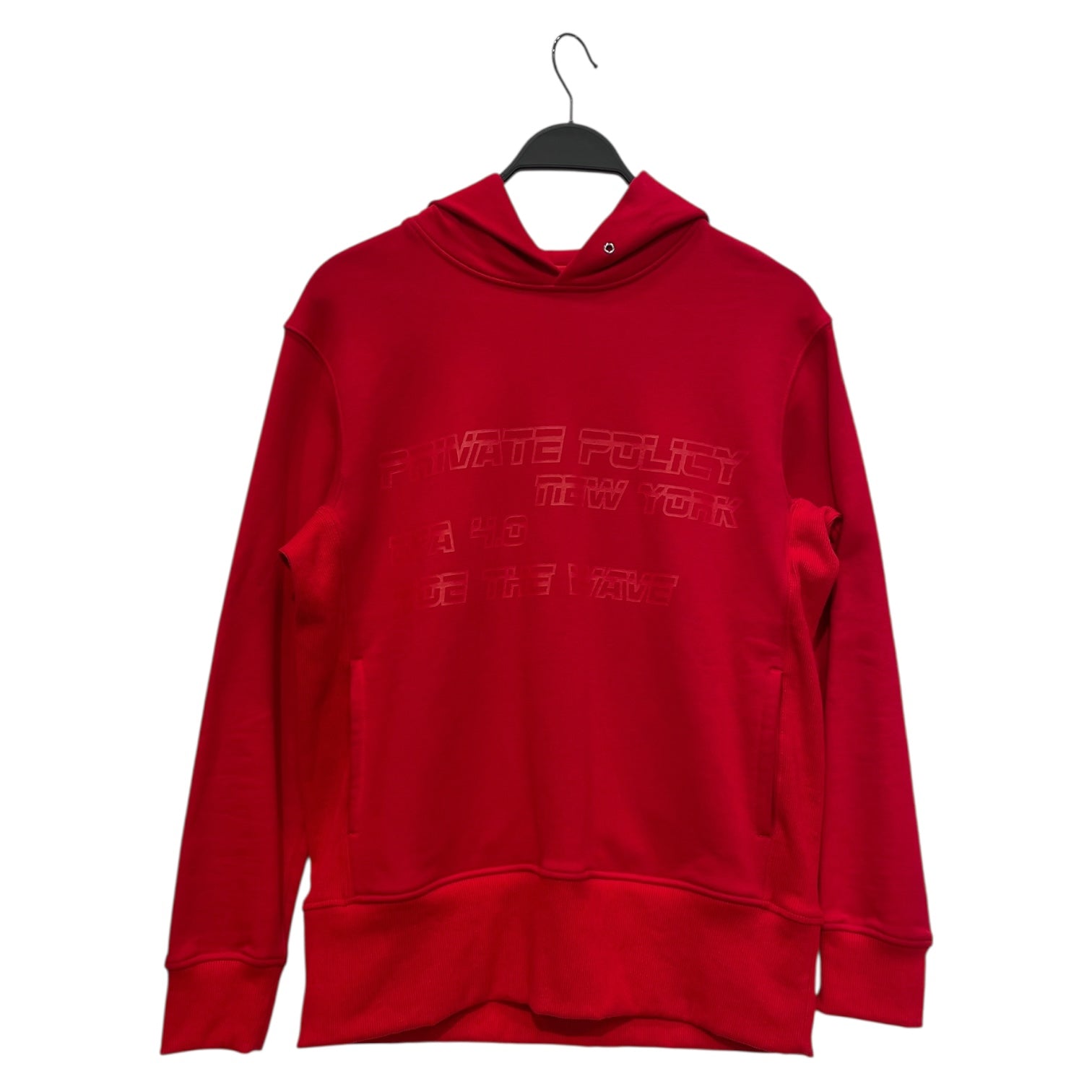 PRIVATE POLICY/Hoodie/S/Cotton/RED/RIDE THE WAVE HOODIE view 1