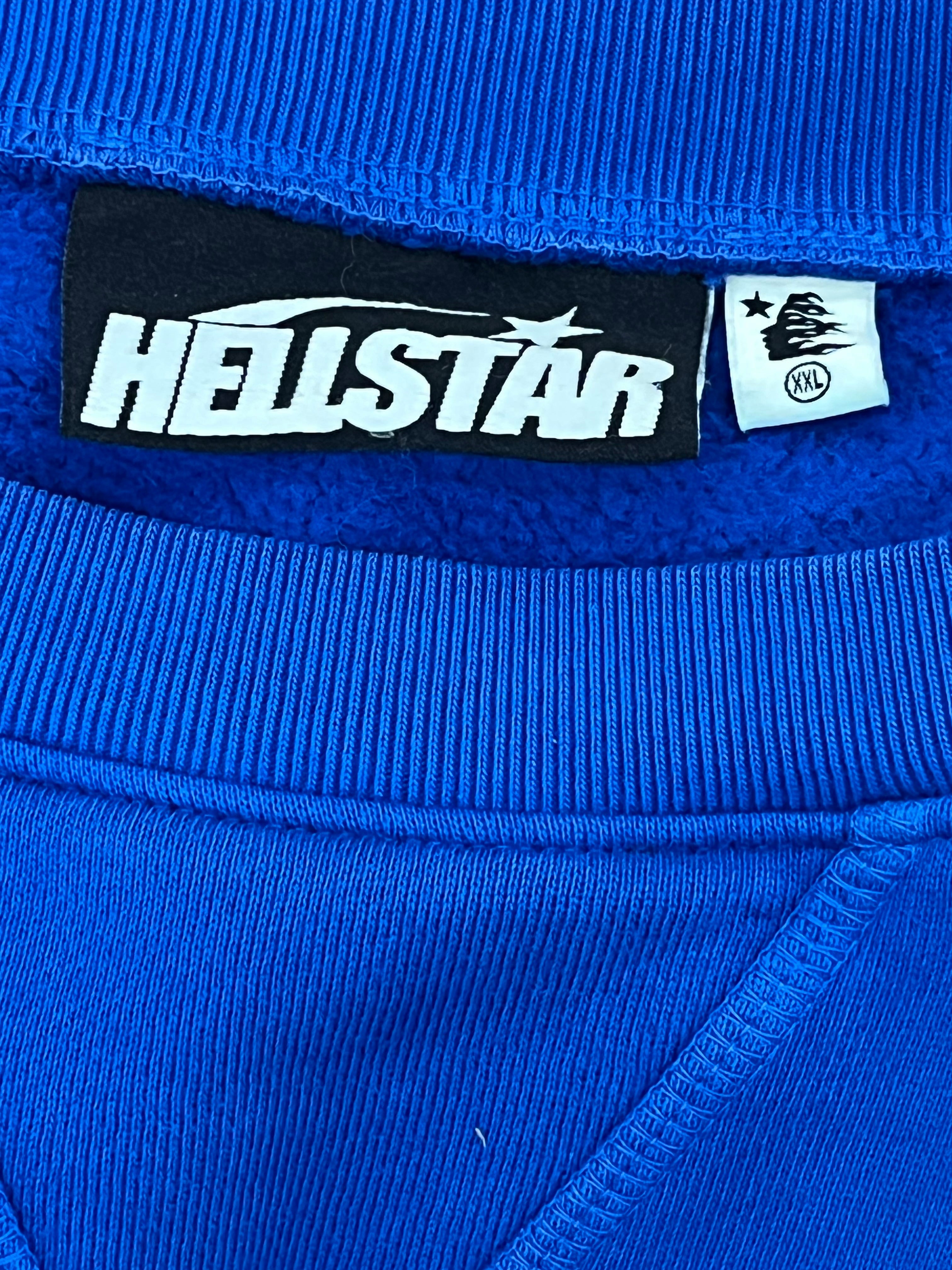 HELLSTAR/Sweatshirt/XXXL/Graphic/Cotton/BLU/Oversize/HELLSTAR SPORTS SWEAATSHIRT view 3