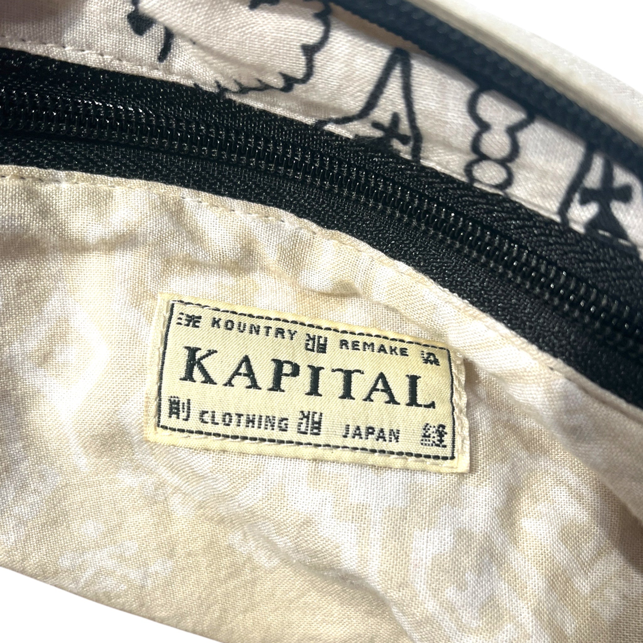 KAPITAL/Cross Body Bag/Paisley/Cotton/WHT/bandana print, oversized view 4