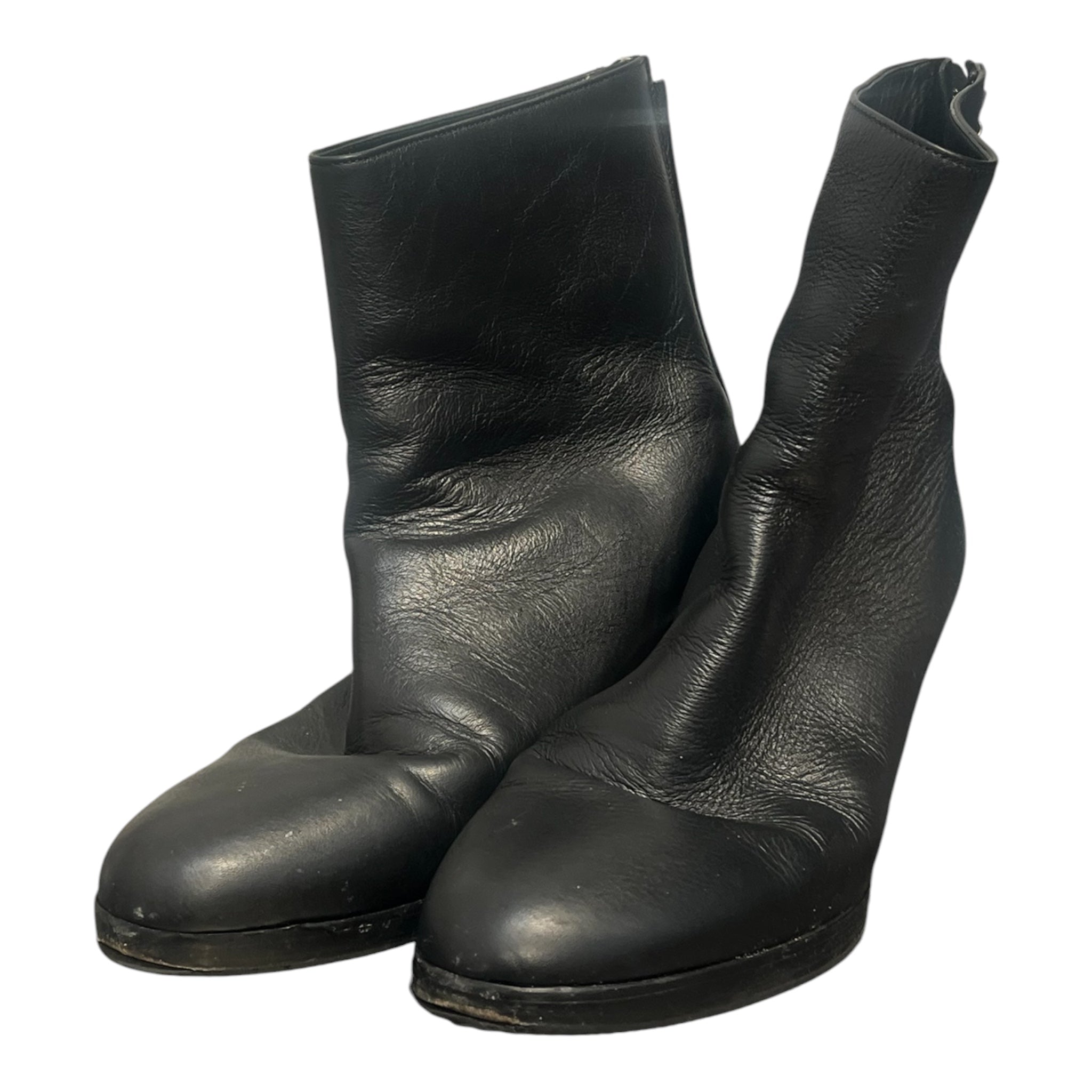 Helmut Lang/Chelsea Boots/EU 43/Leather/BLK/HEELED view 4