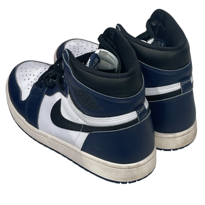 NIKE/Hi-Sneakers/US 9.5/Leather/NVY/Air Jordan 1 High Midnight NVY