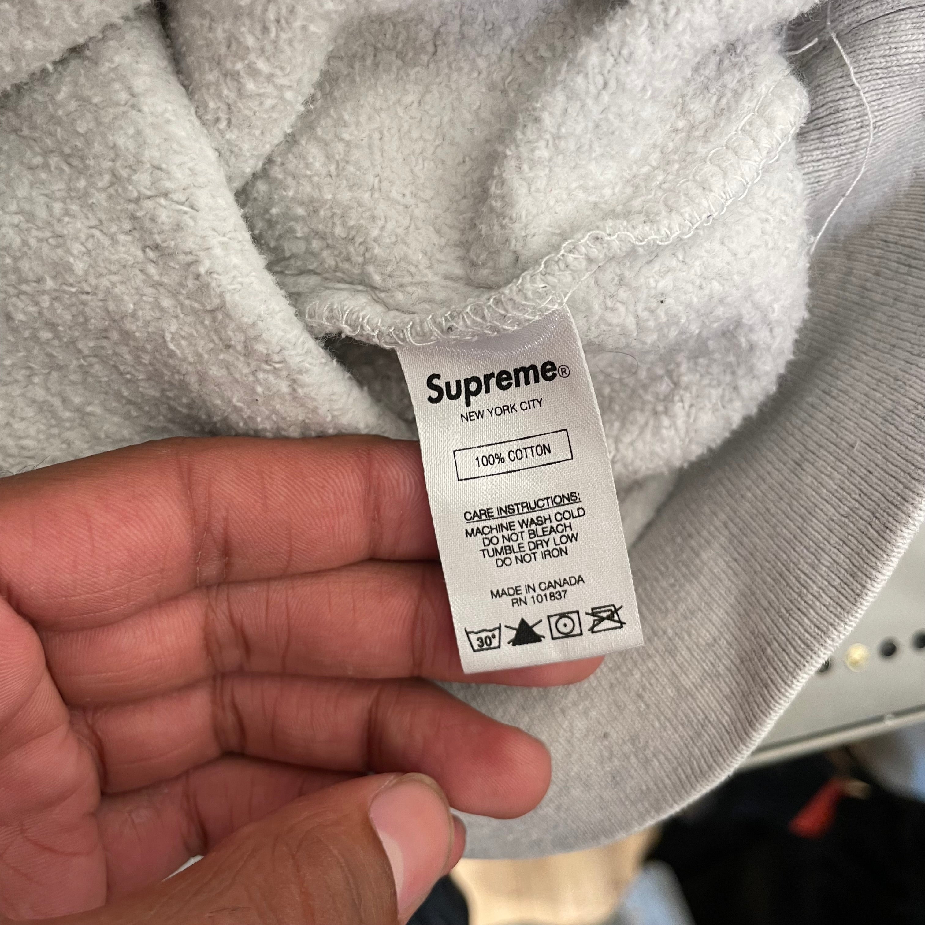 Supreme/Hoodie/M/Graphic/Cotton/GRY/UZI view 4