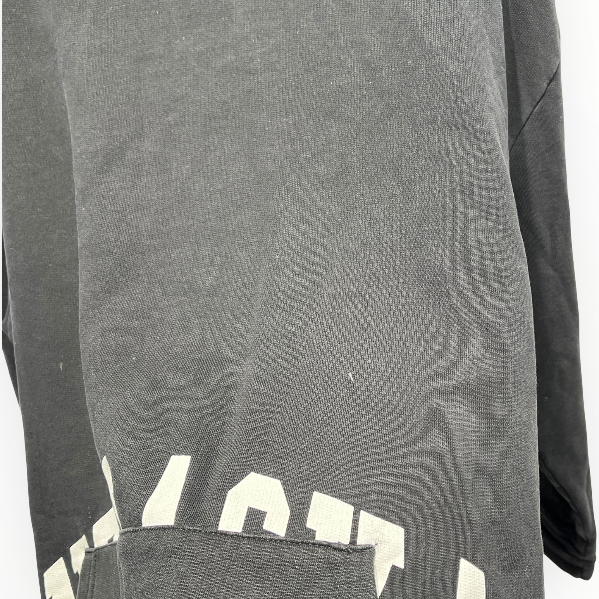 OFF-WHITE/Hoodie/S/Graphic/Cotton/BLK/Pullover/NEBRASKA CUT OFF DIAGONAL view 4