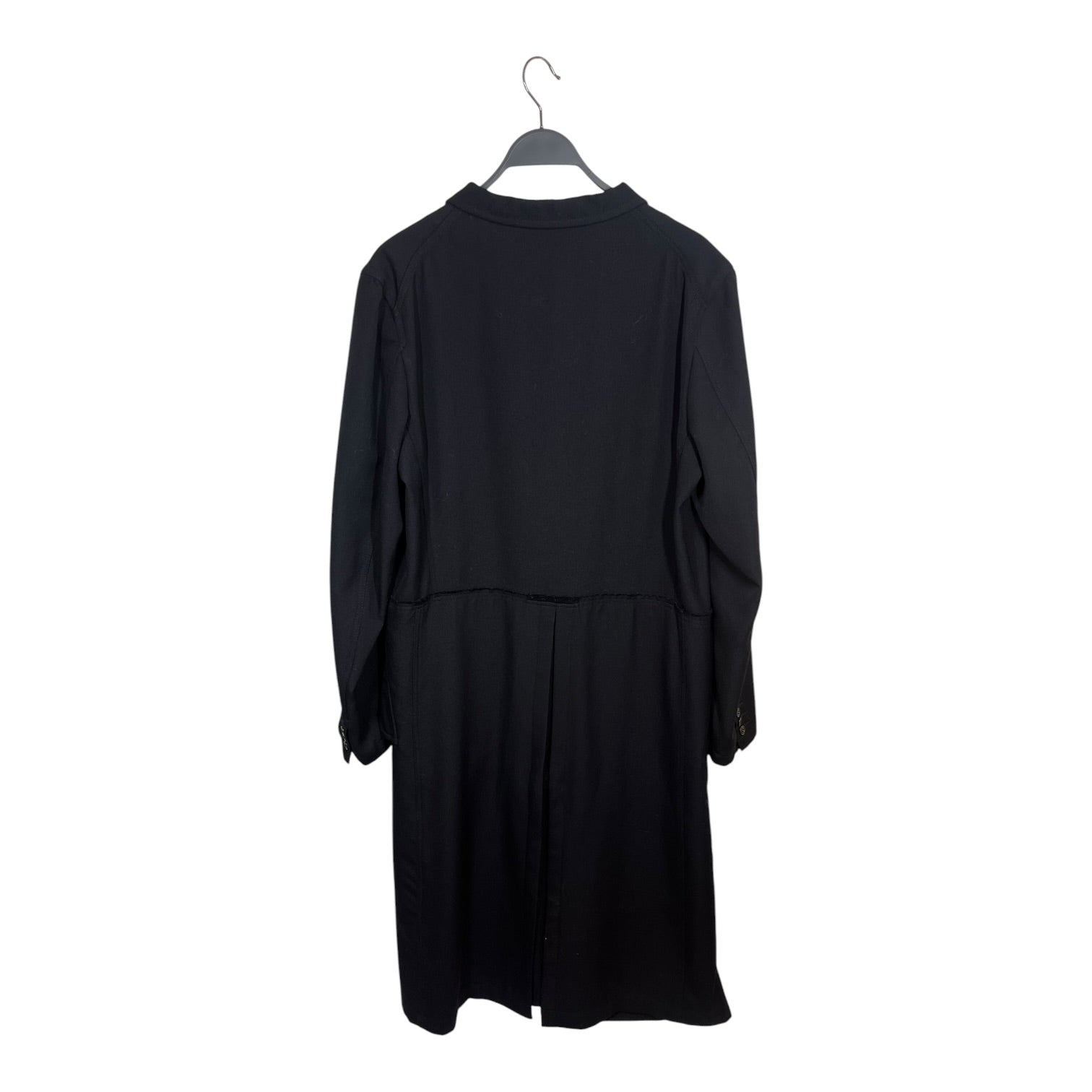 COMME des GARCONS HOMME PLUS/Jacket/XL/Wool/BLK/double breasted duster view 2