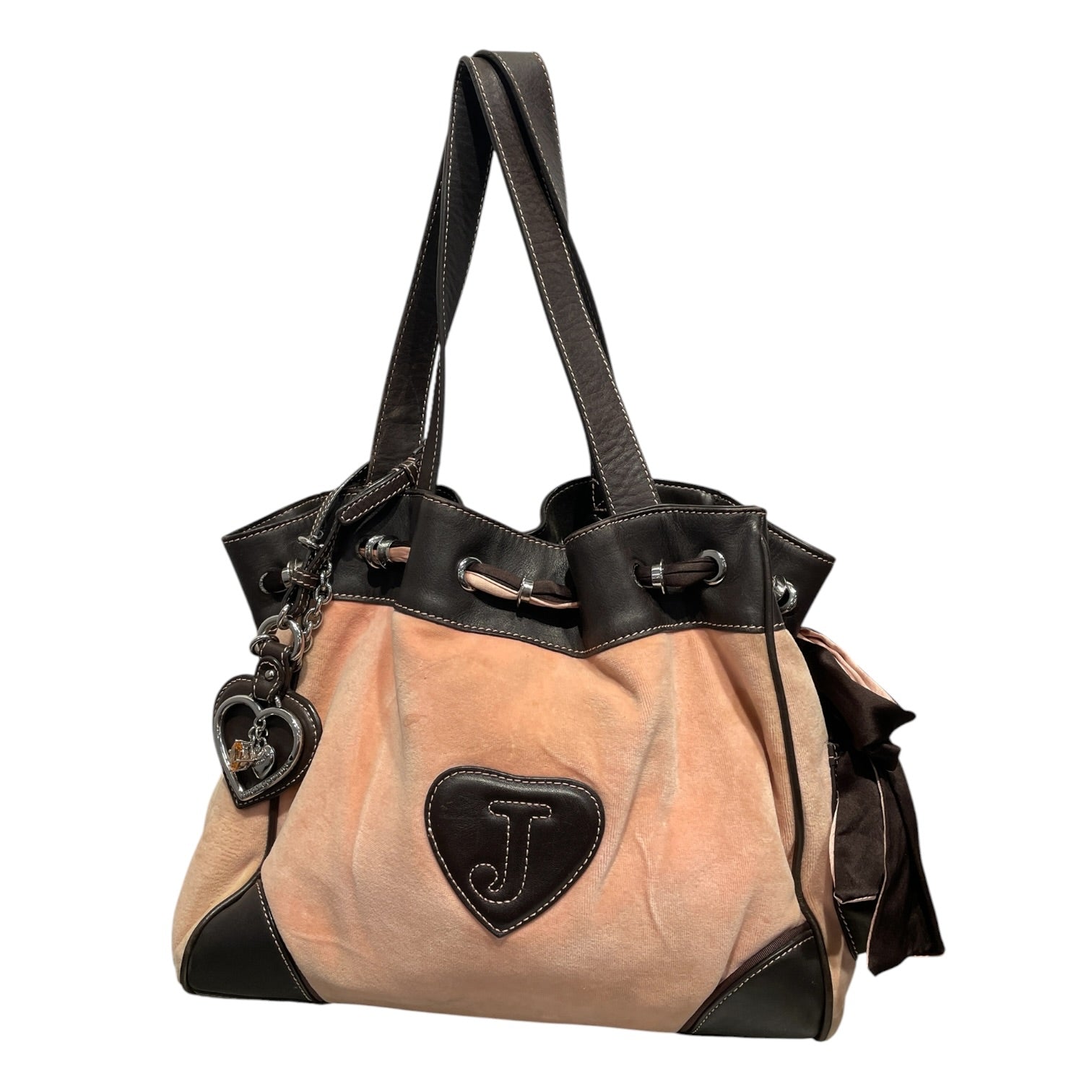 JUICY COUTURE/Hand Bag/Cotton/PNK/Velour Daydreamer Y2K Bag view 2
