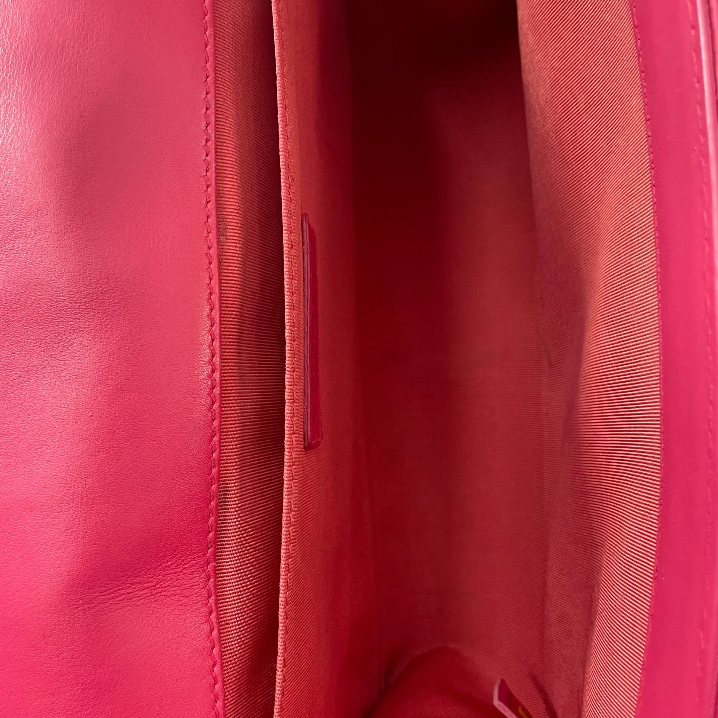 CHANEL/Cross Body Bag/Leather/PNK/PATENT LIGHT PINK view 5