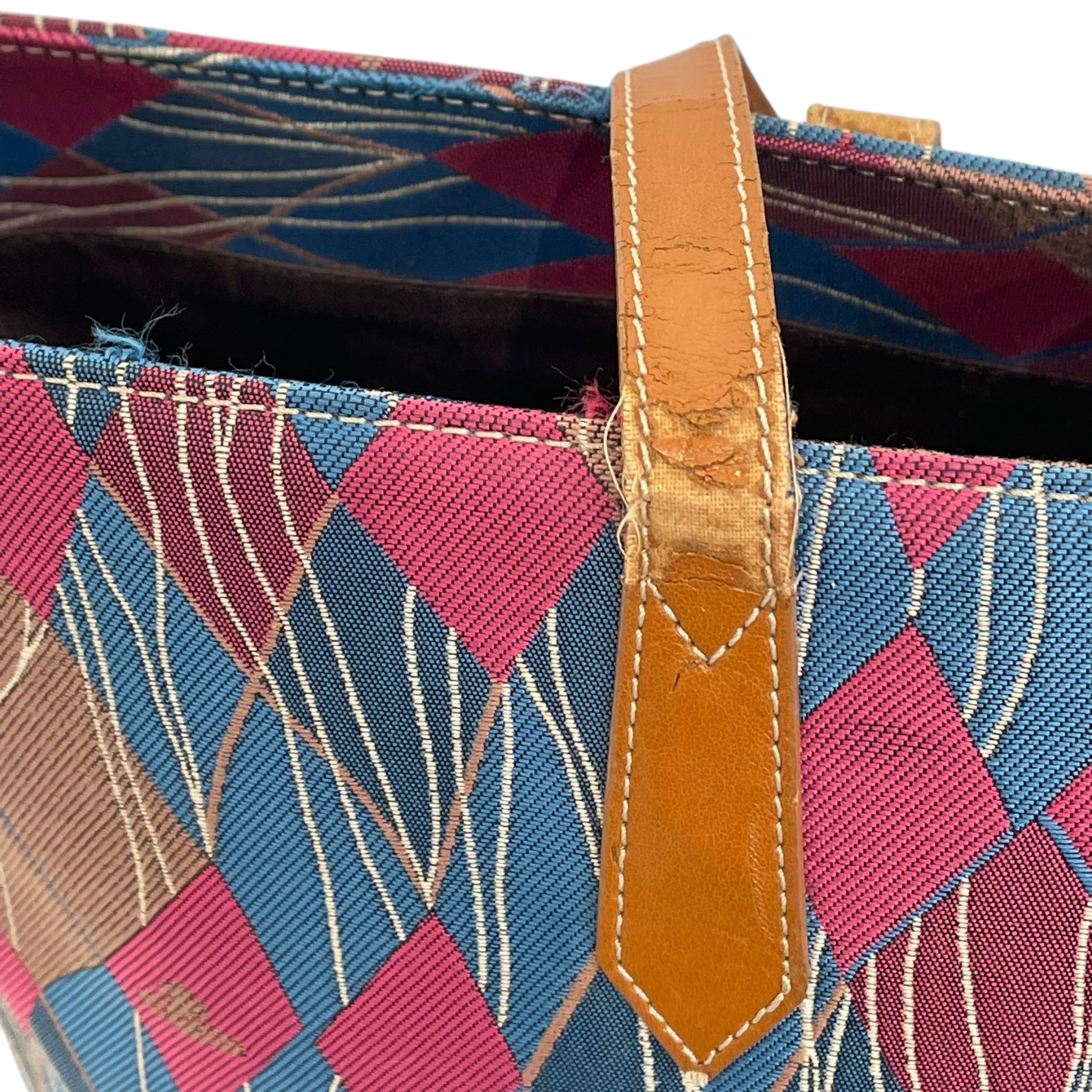 Vivienne Westwood/Hand Bag/All Over Print/Cotton/PNK/SHOULDER BAG/BLU view 4