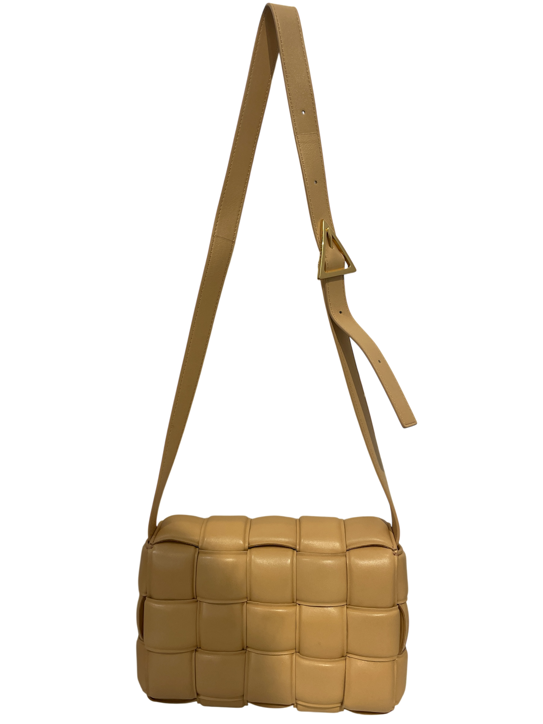 BOTTEGA VENETA/Hand Bag/Leather/BEG/bottega padded cassete view 2