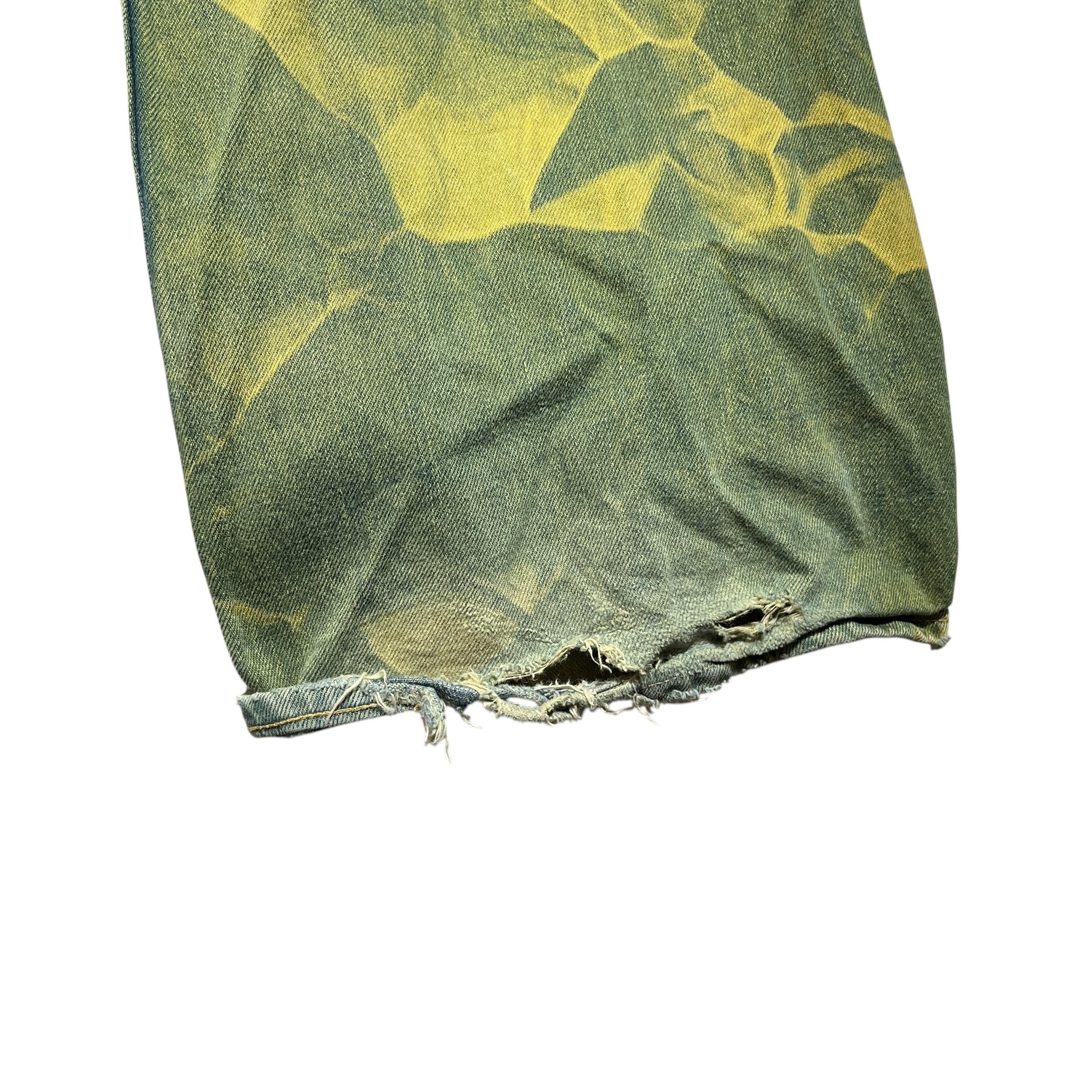 Acne Studios/Bootcut Pants/30/Denim/GRN/TIE DYE FLARE view 4